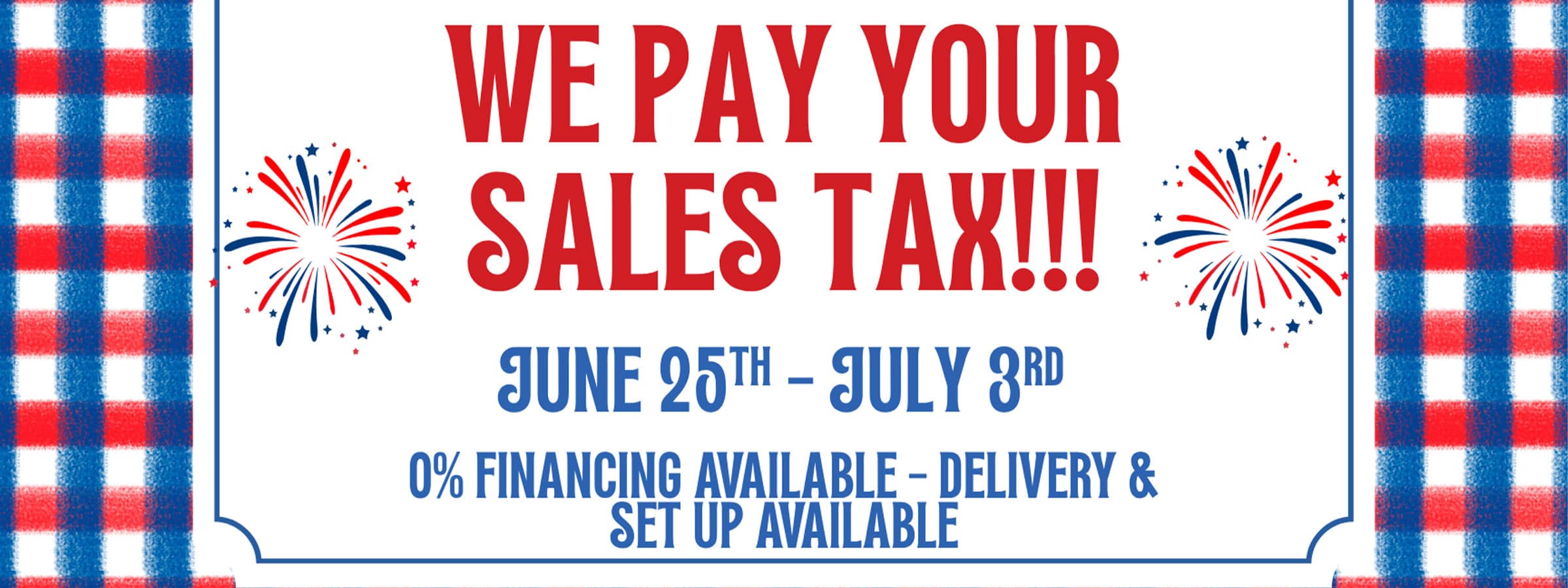 4th of July Sale