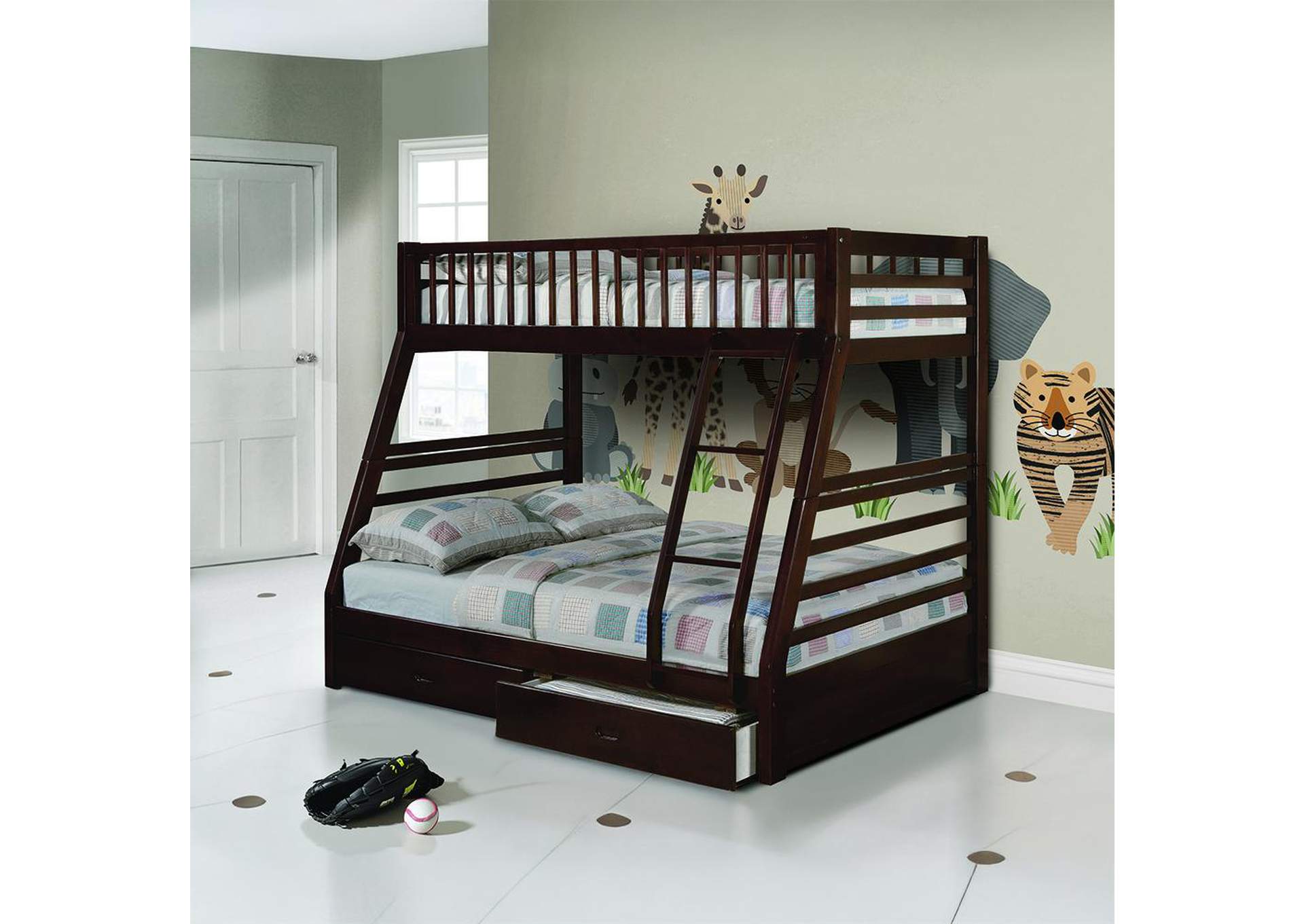 Jason Twin-Full Bunk Bed image 1