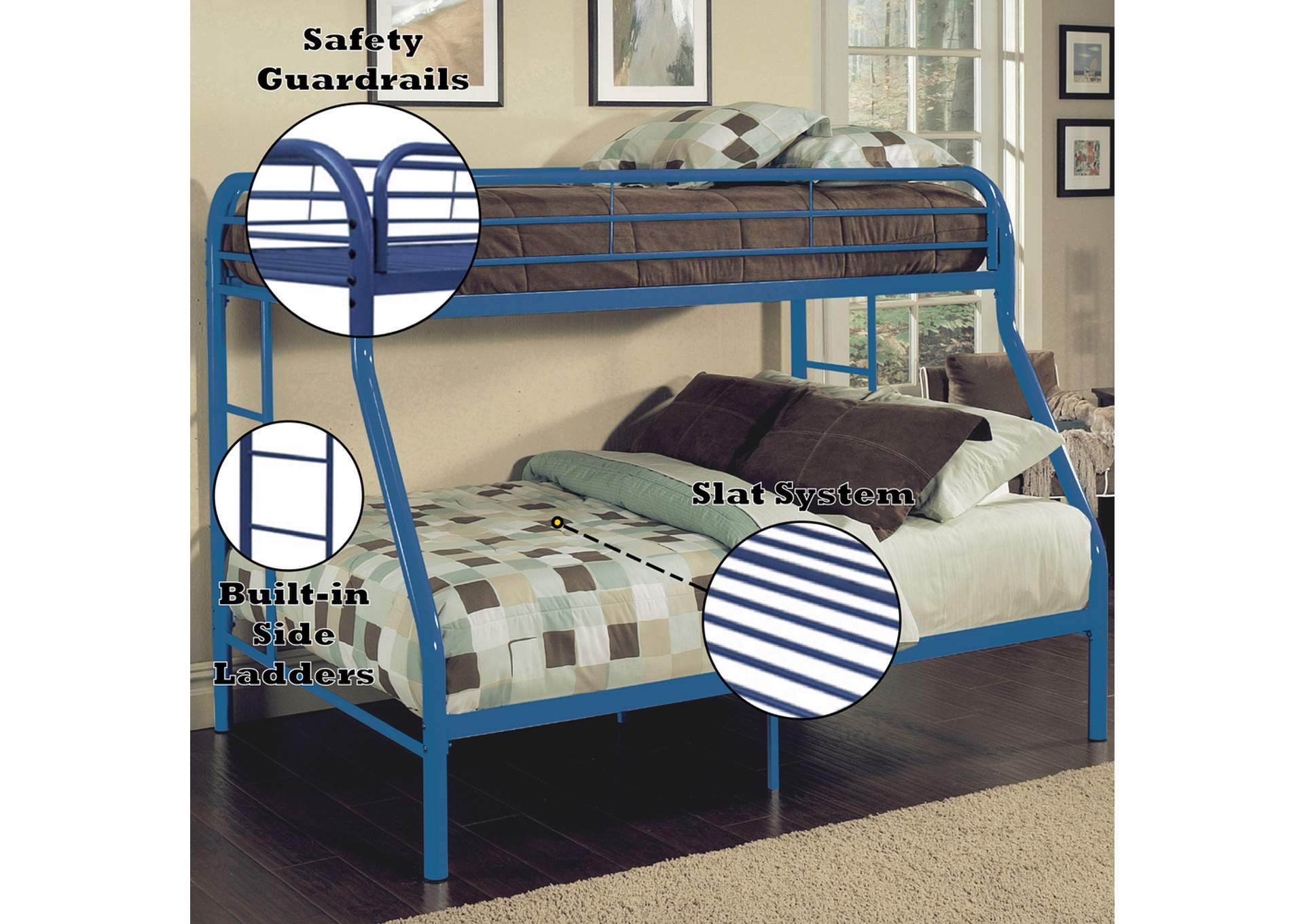 Tritan Twin-Full Bunk Bed image 7