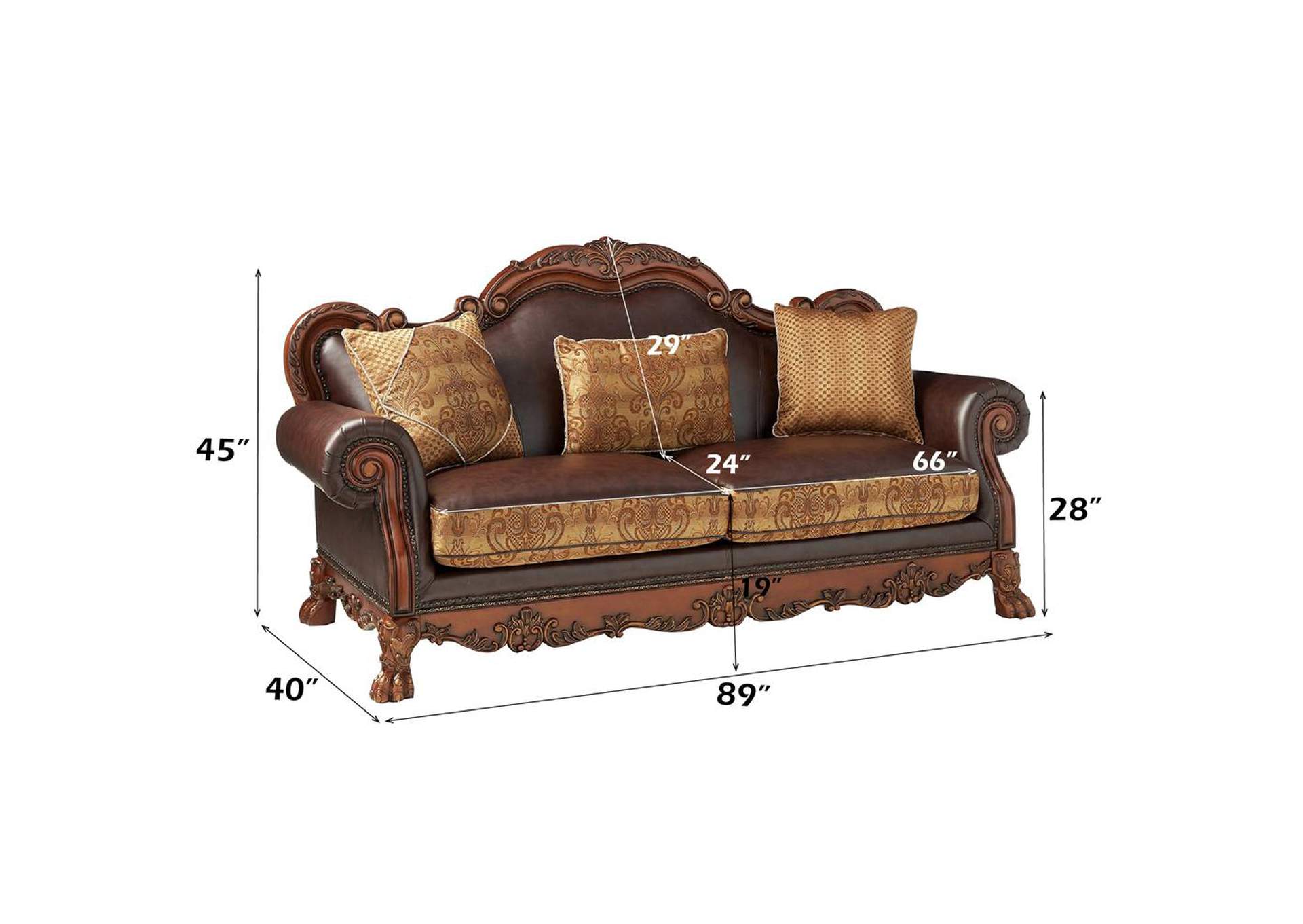 Dresden Sofa with 3 Pillows image 7