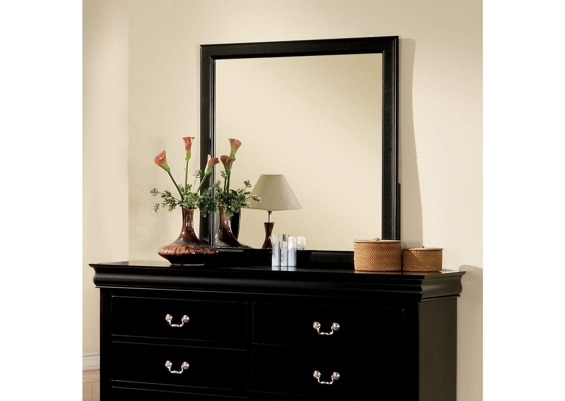 Louis Philippe Iii Mirror, Black image 1