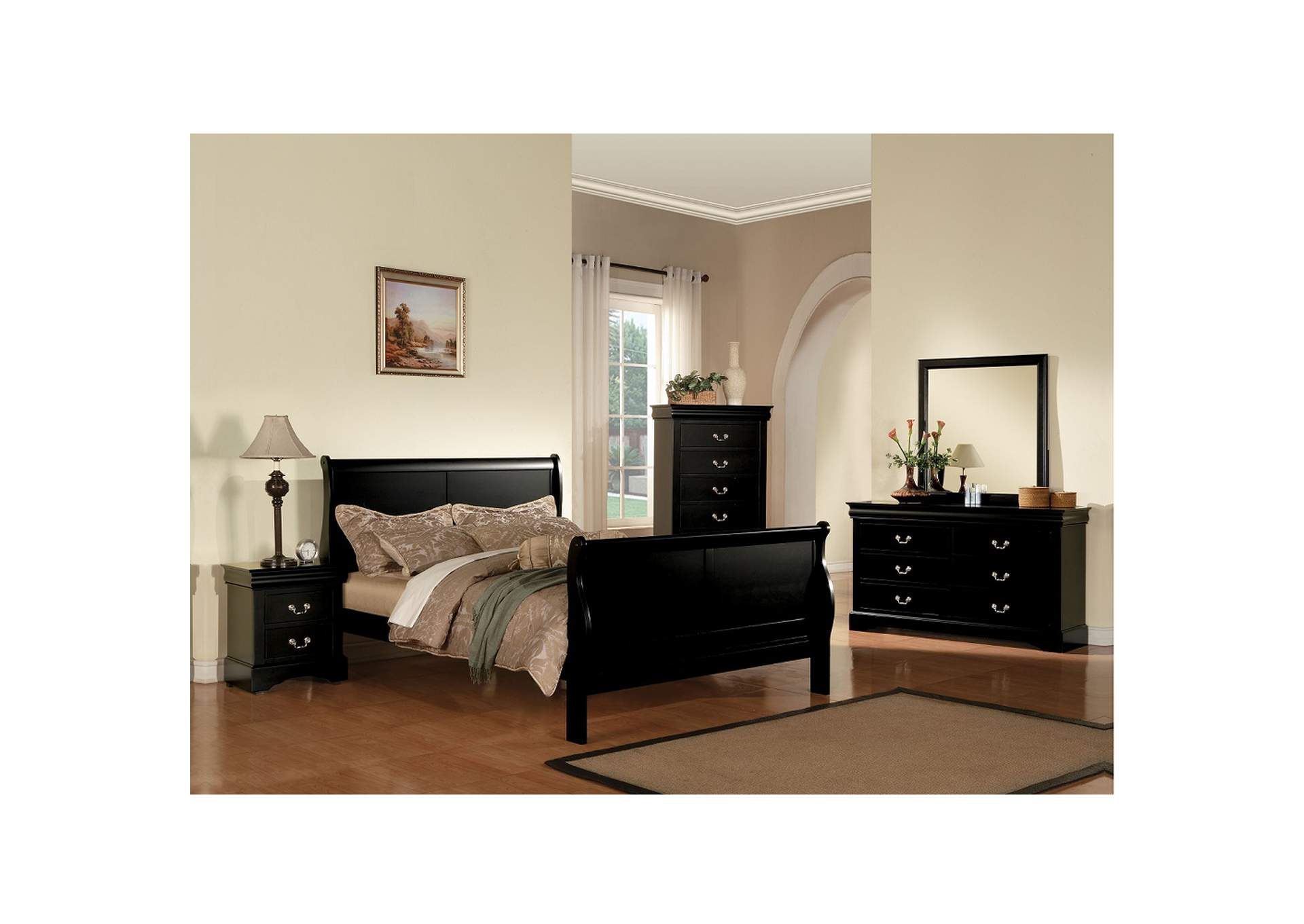 Louis Philippe Iii Mirror, Black image 4