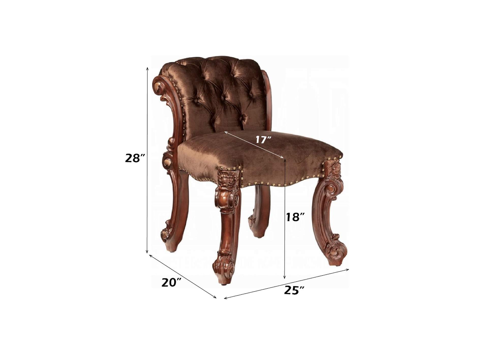 Vendome Vanity Stool image 7