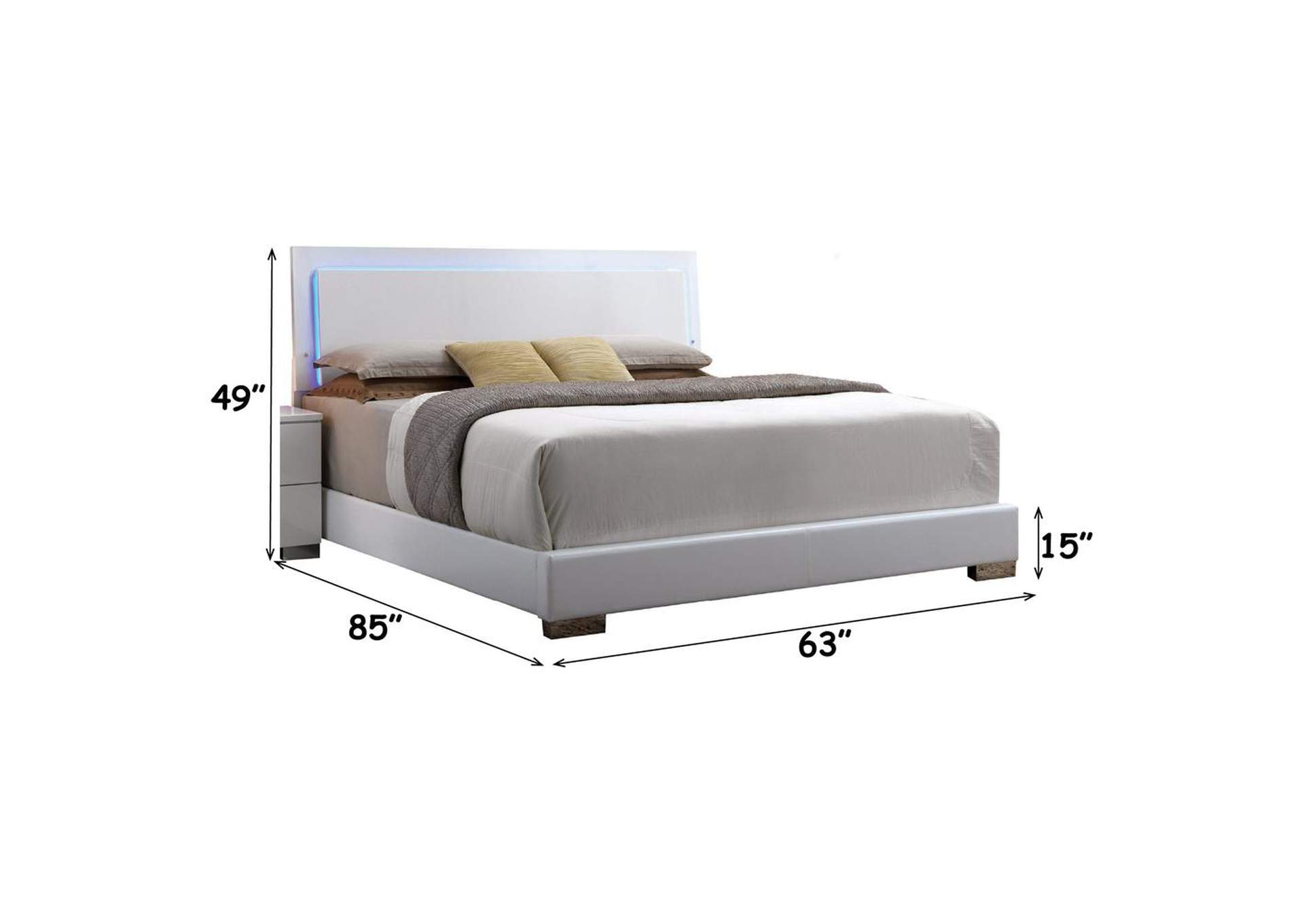 Lorimar Queen Bed with Led image 3