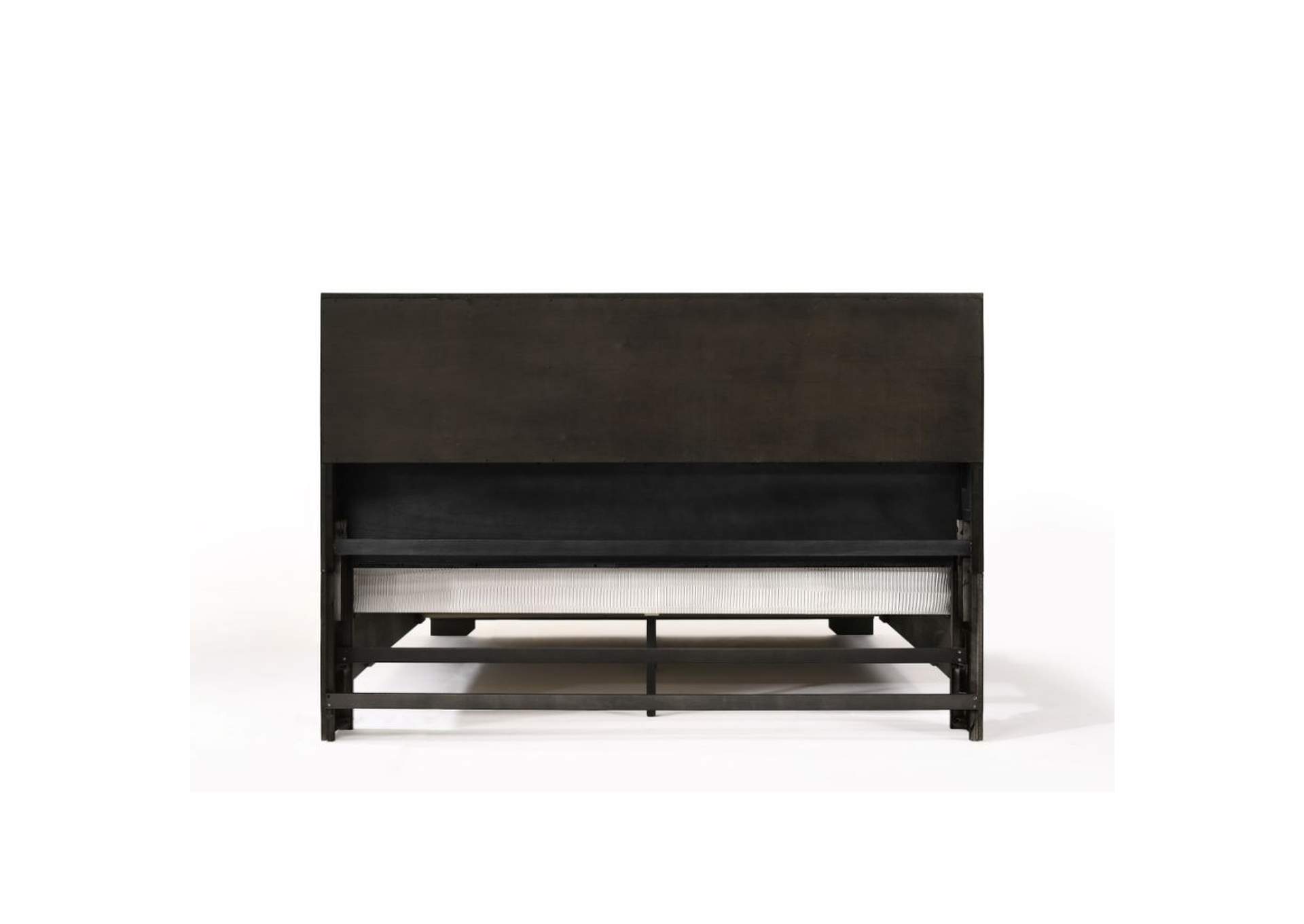 Merveille Eastern King Bed with Storage, Espresso - 1 Set in 3 Cartons image 6