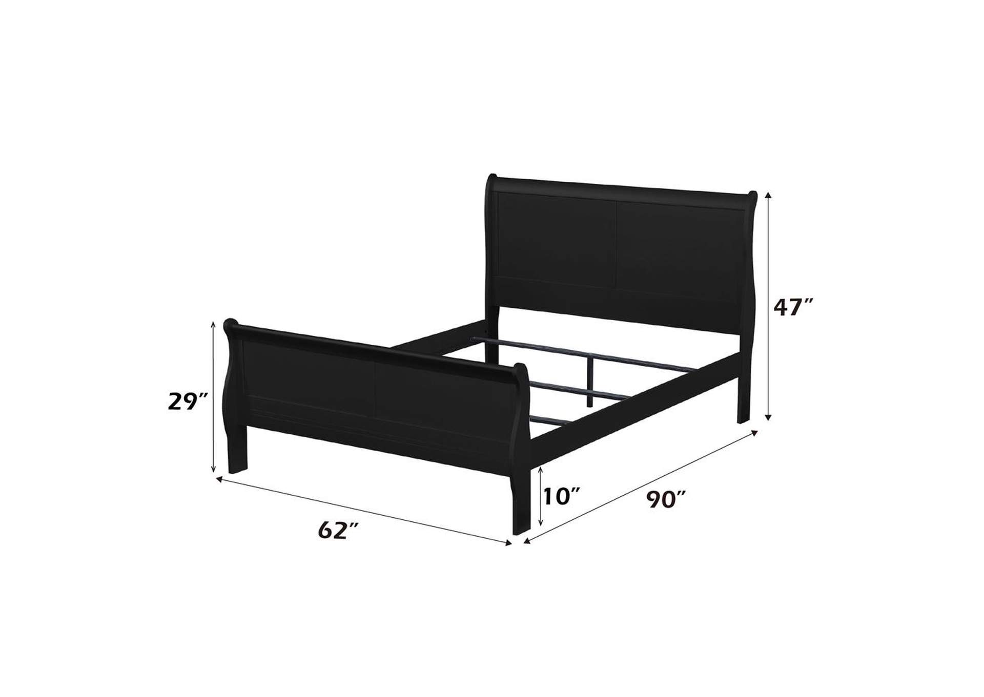 Louis Philippe Queen Bed image 10