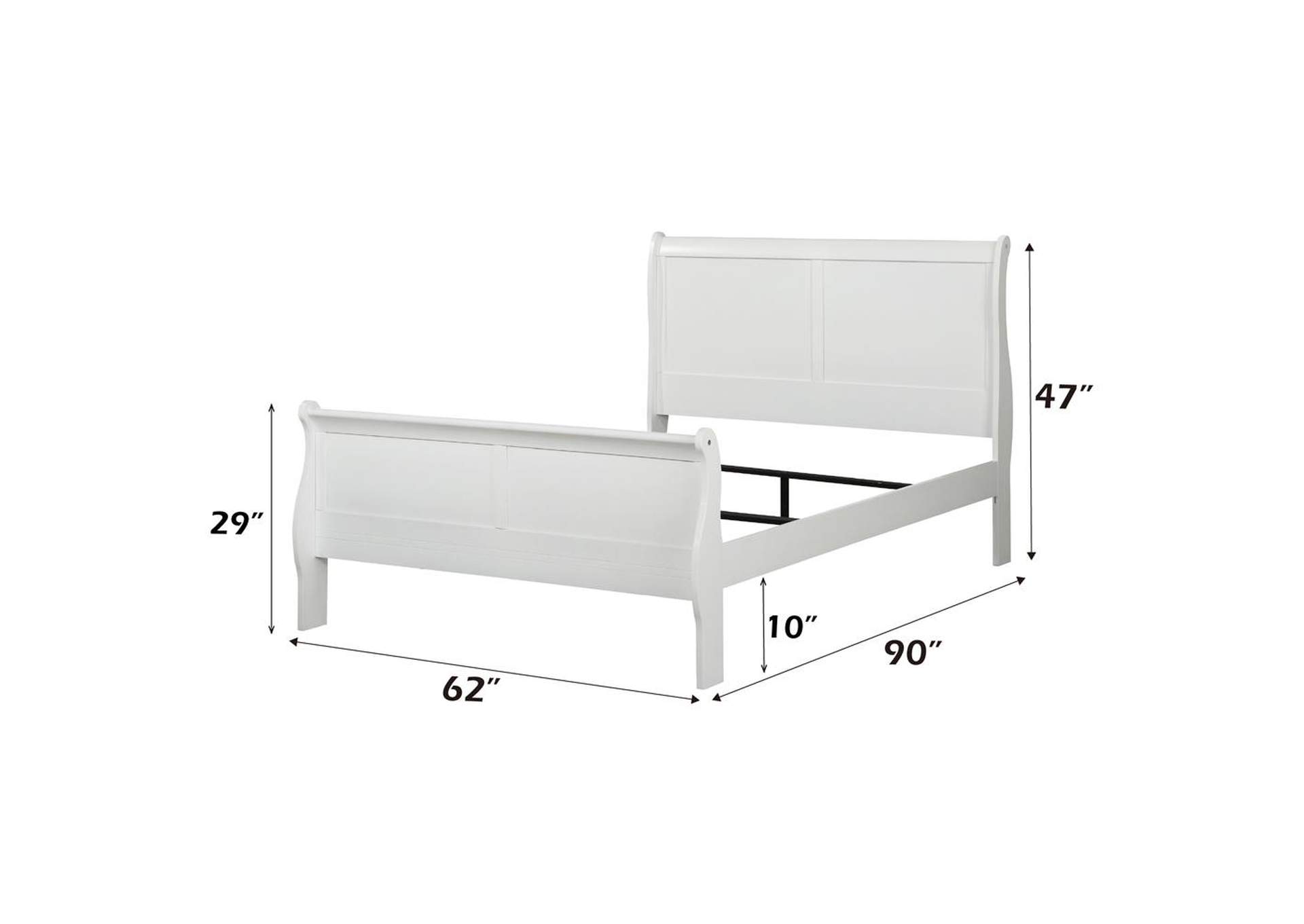 Louis Philippe Queen Bed image 9