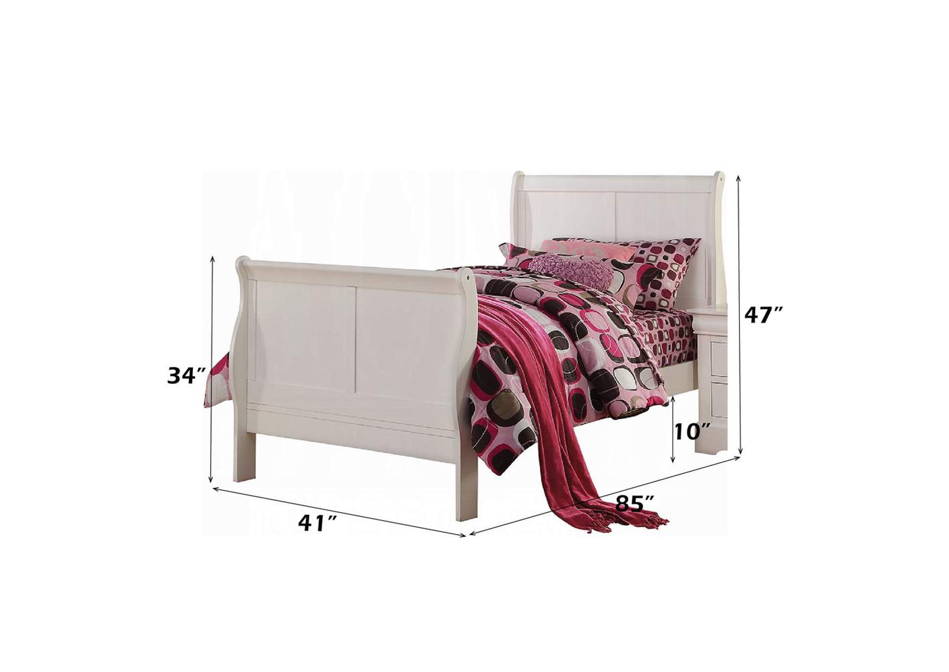 Louis Philippe Iii Twin Bed image 6