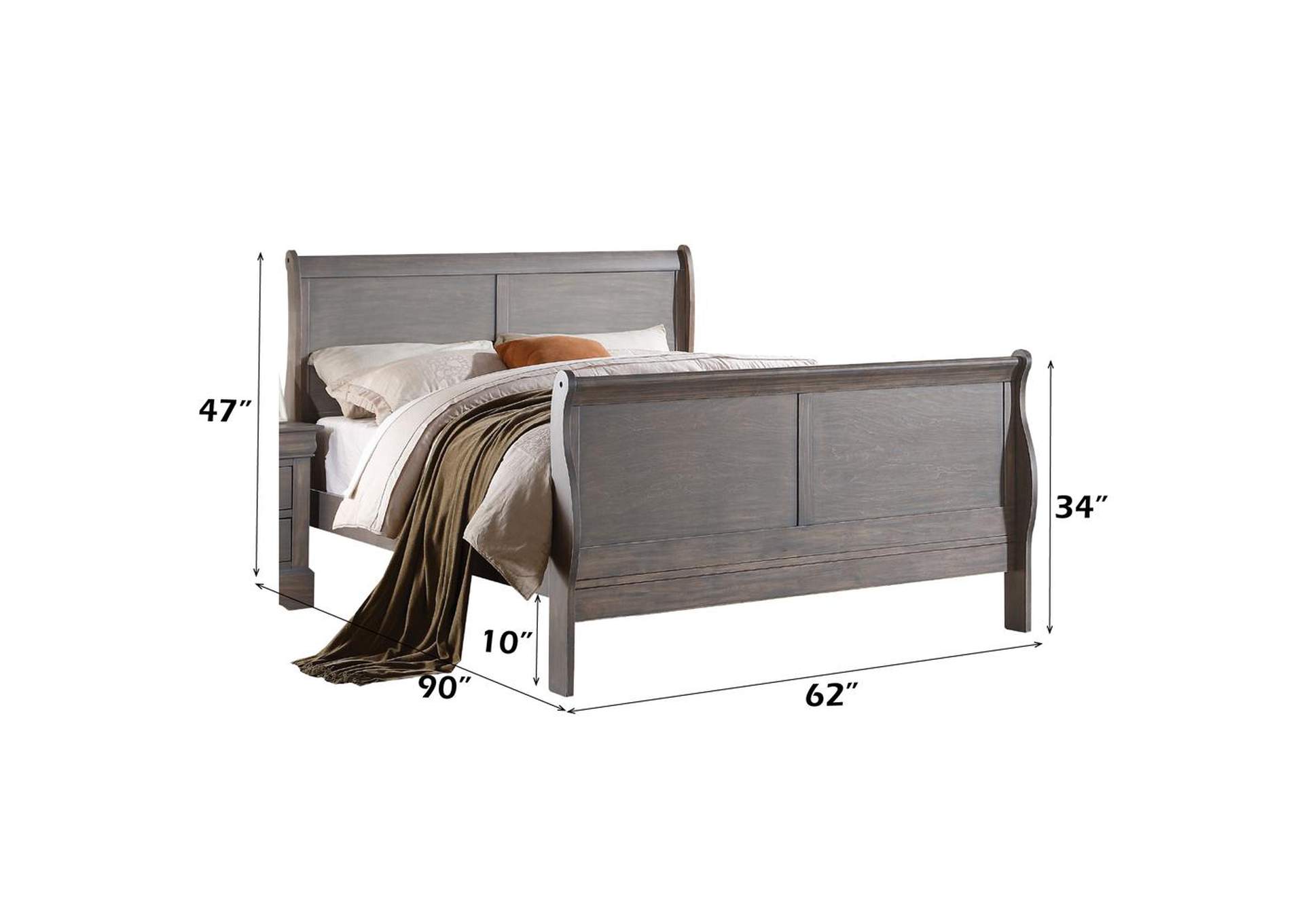 Louis Philippe Iii Queen Bed image 4