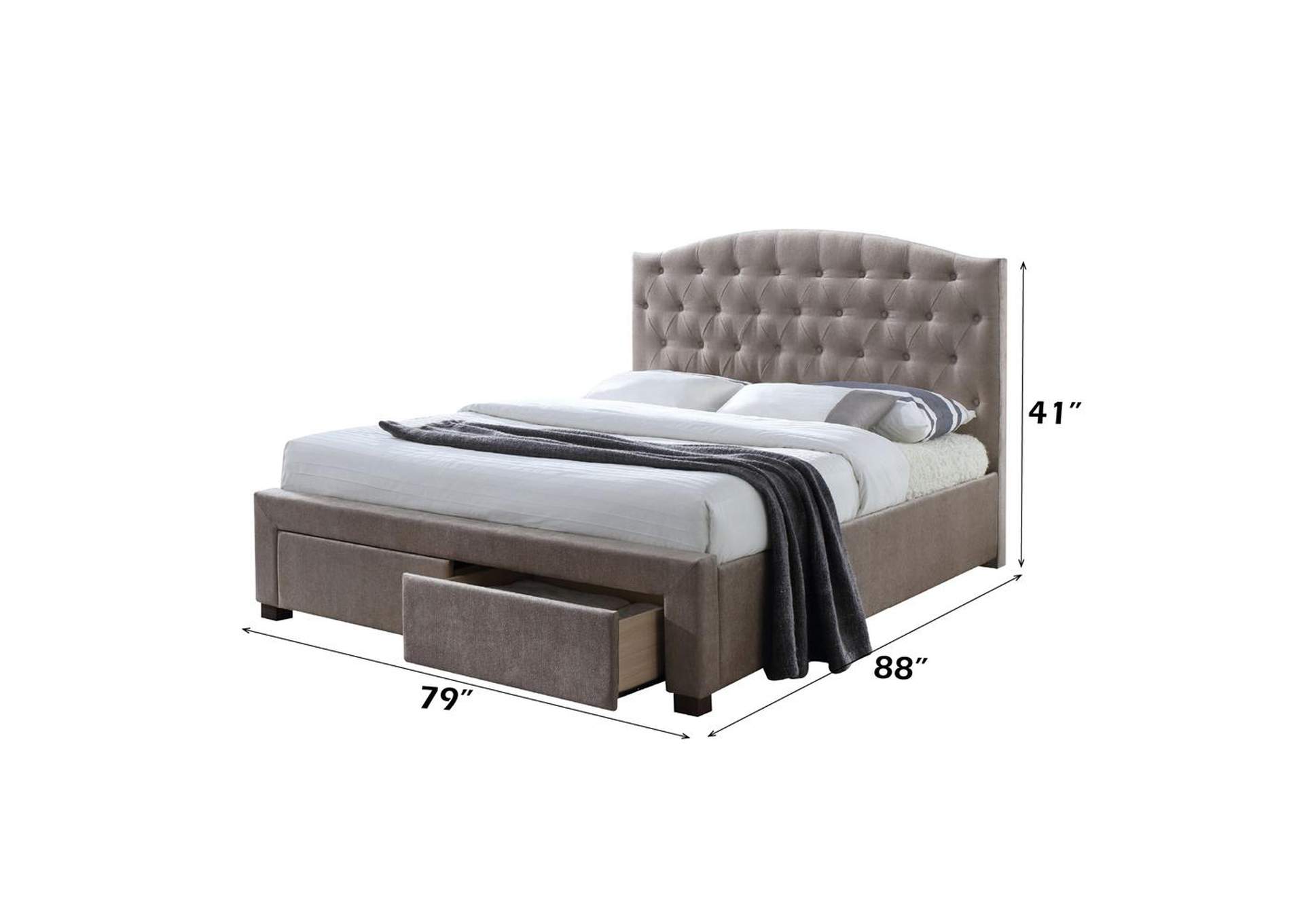 Denise Ek Bed with Storage image 4