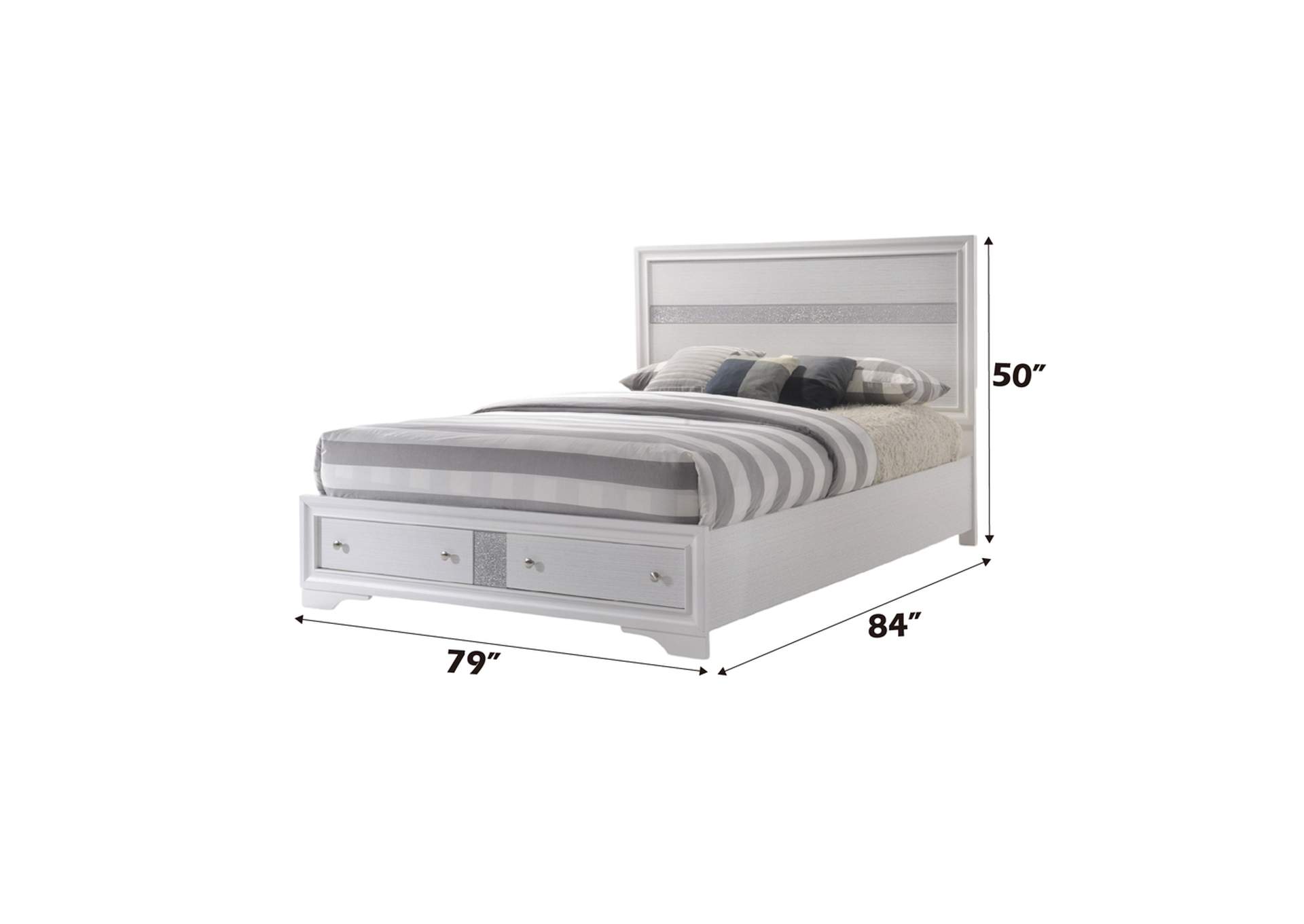 Naima Ek Bed with Storage