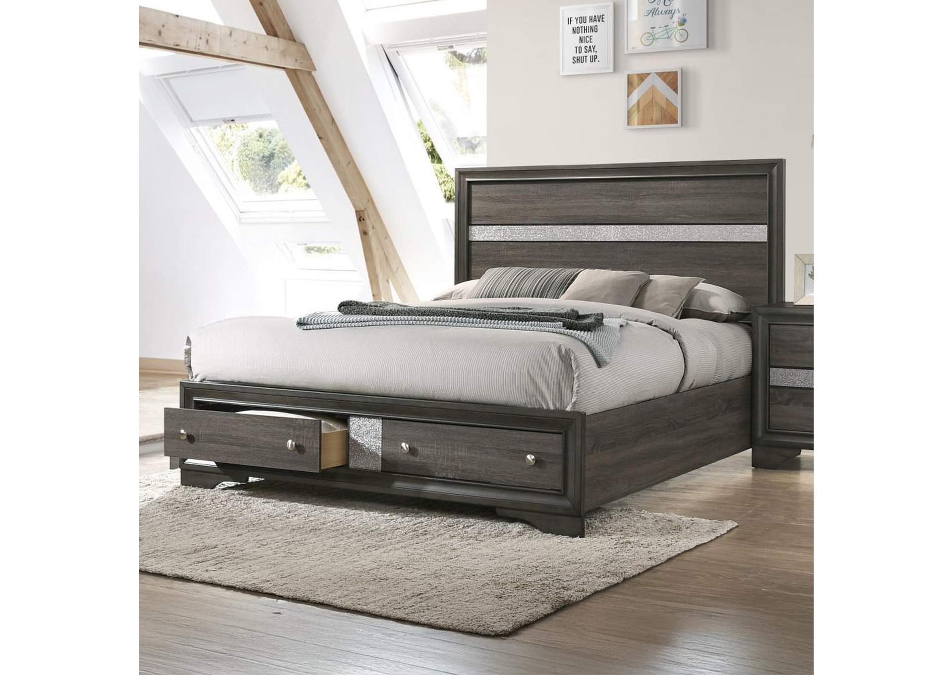 Naima Ek Bed with Storage image 1