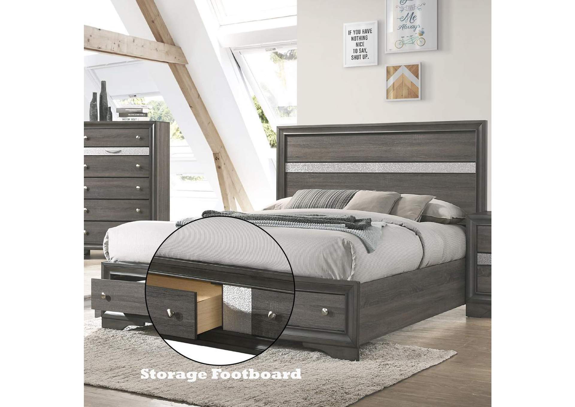 Naima Ek Bed with Storage image 7