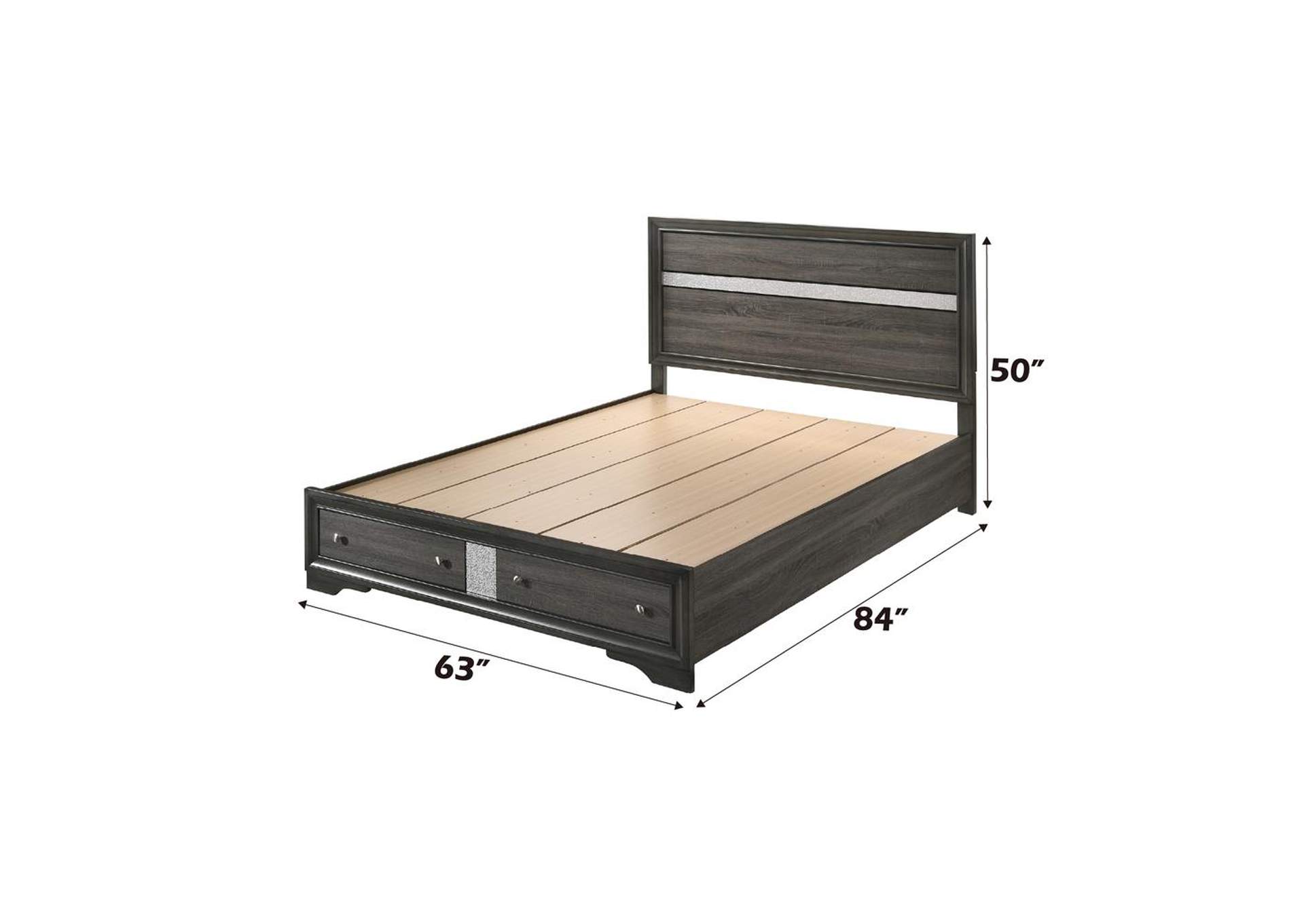Naima Queen Bed with Storage image 6