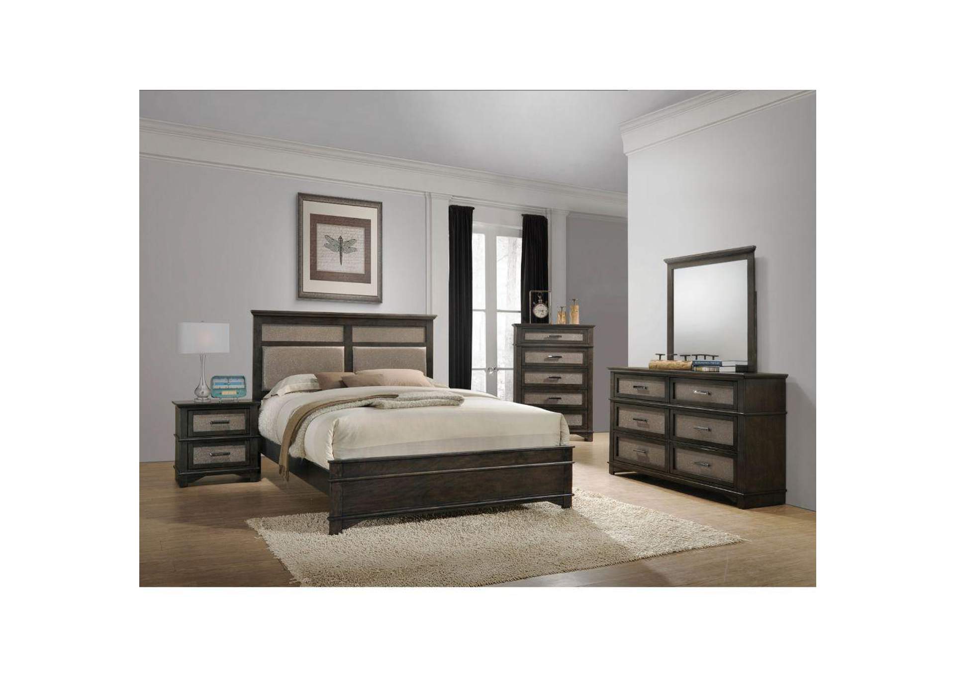 Anatole Mirror, Dark Walnut image 3