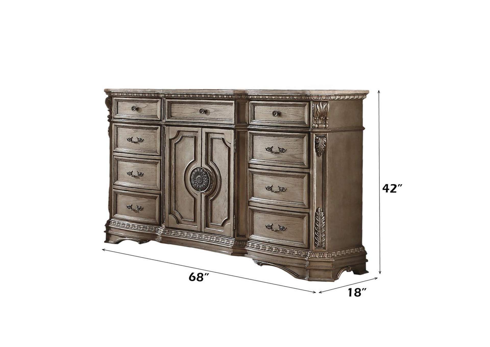 Northville Dresser with Marble Top image 4