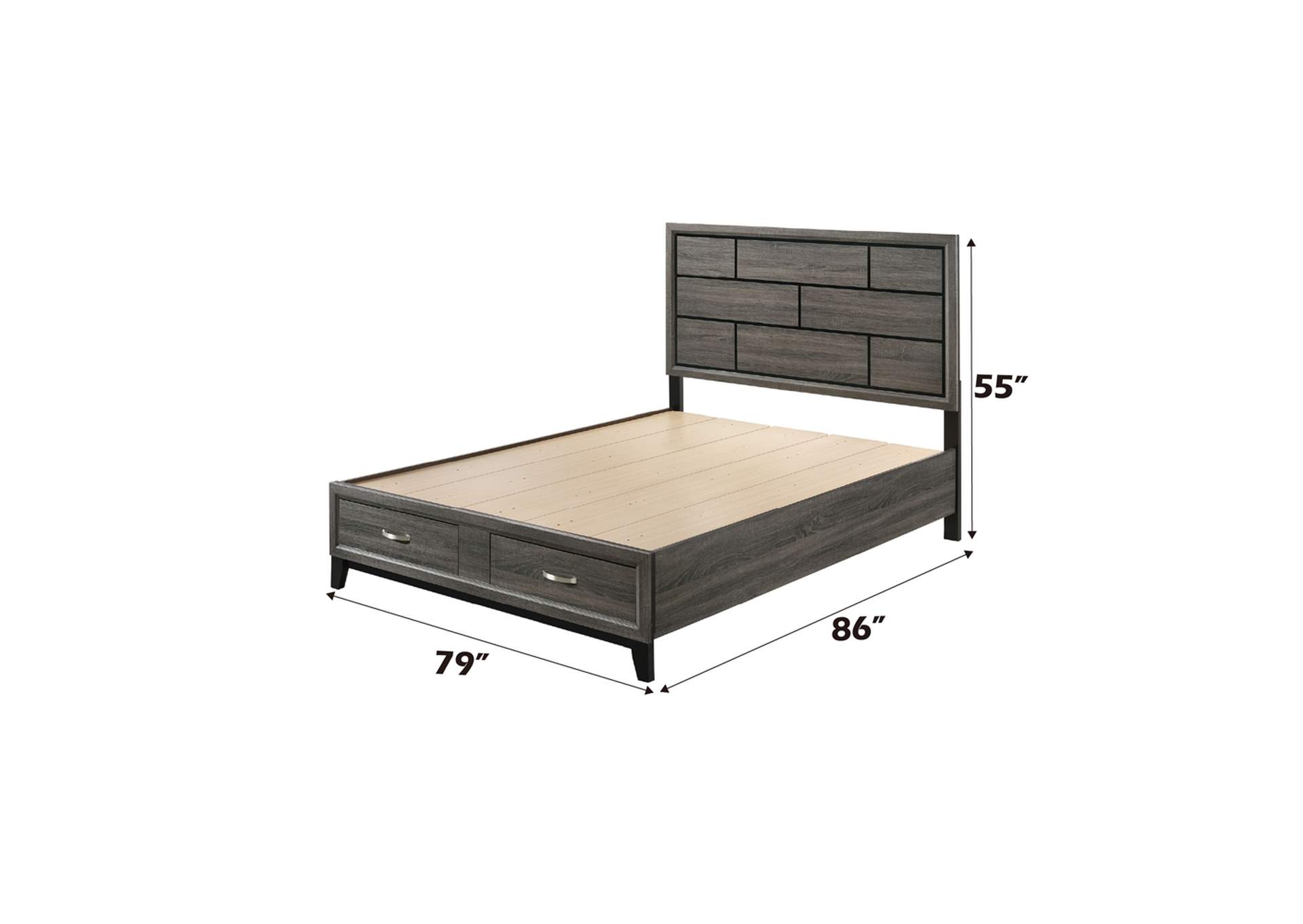 Valdemar Ek Bed with Storage