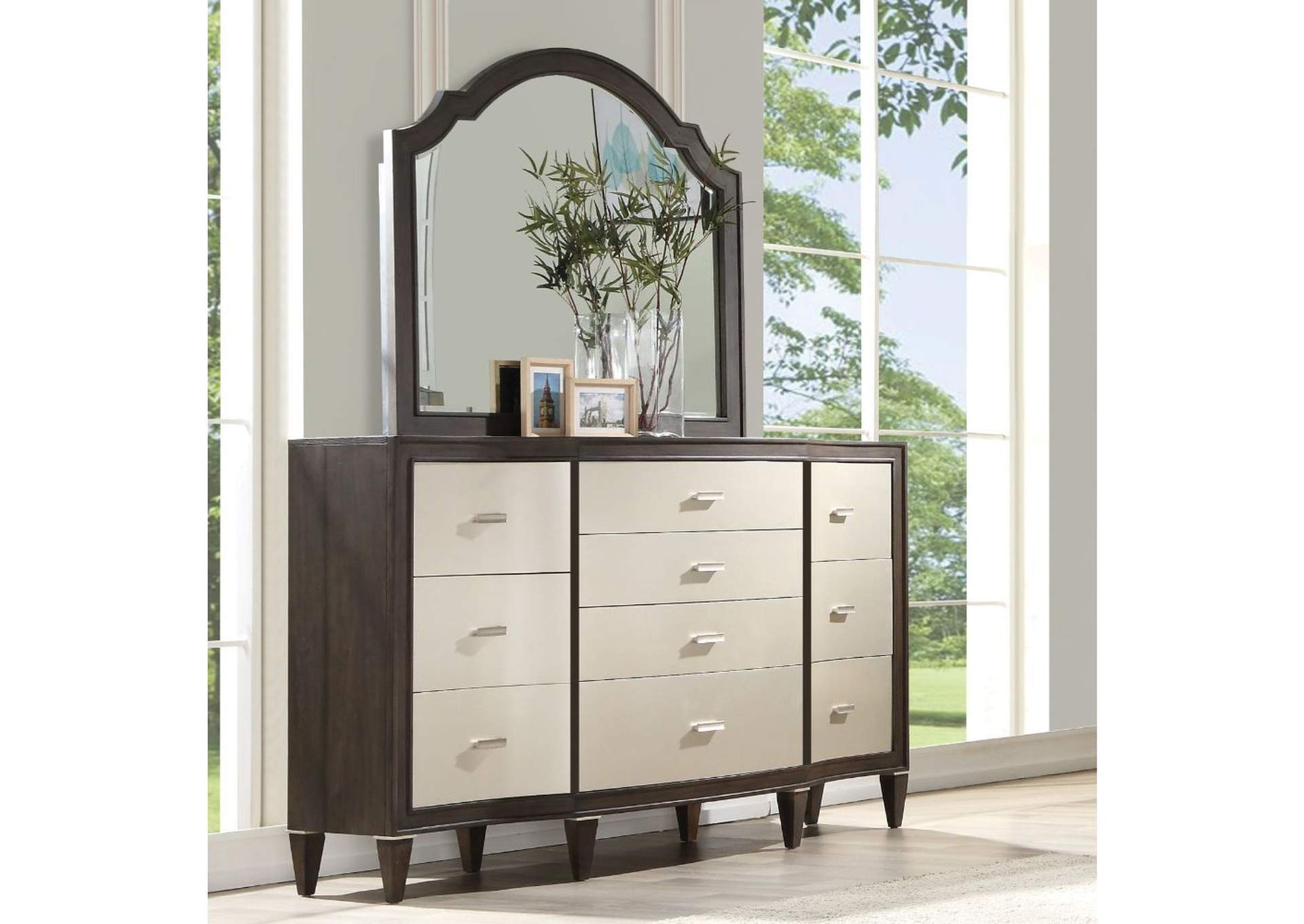 Peregrine Mirror, Walnut image 1
