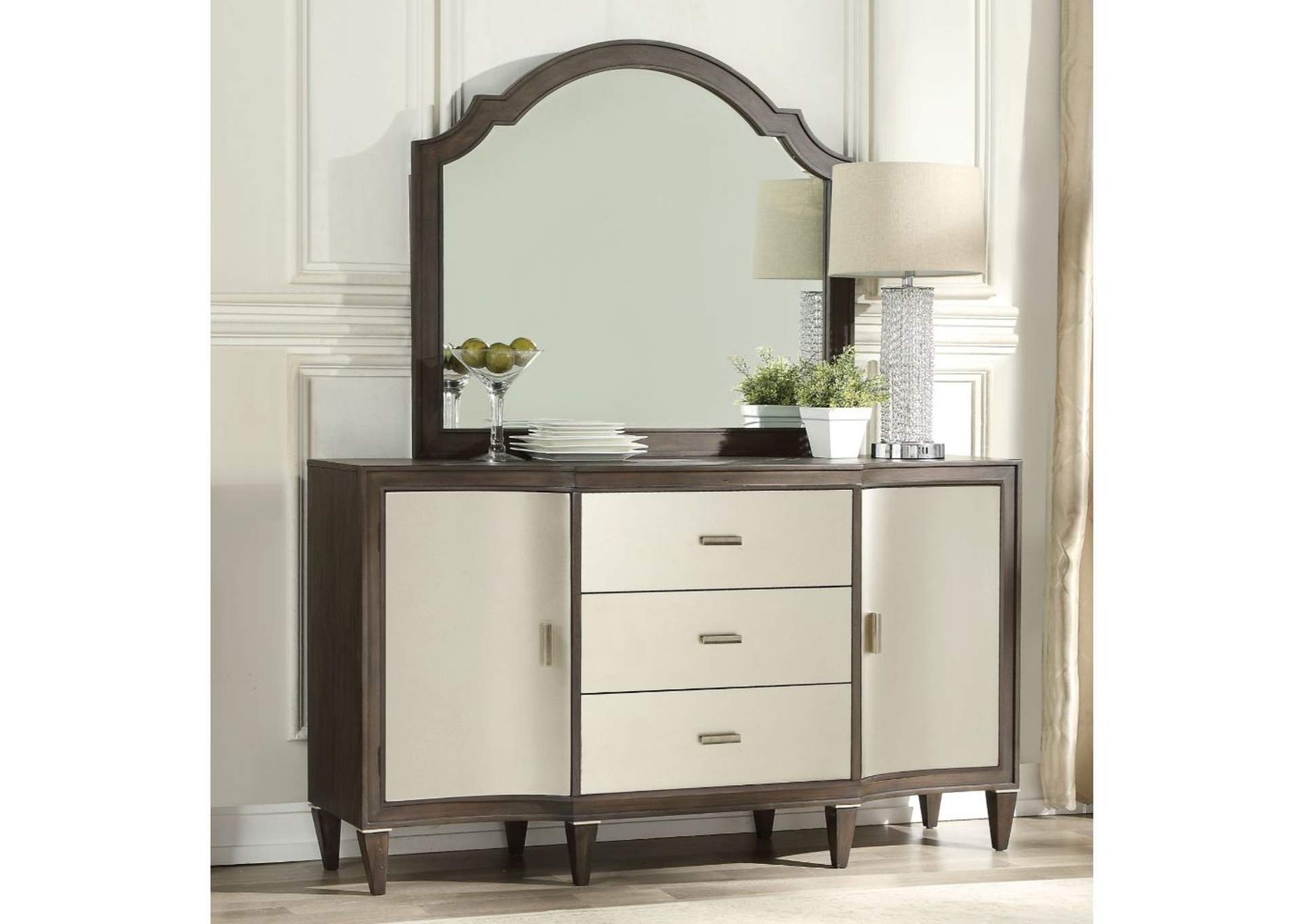 Peregrine Mirror, Walnut image 3