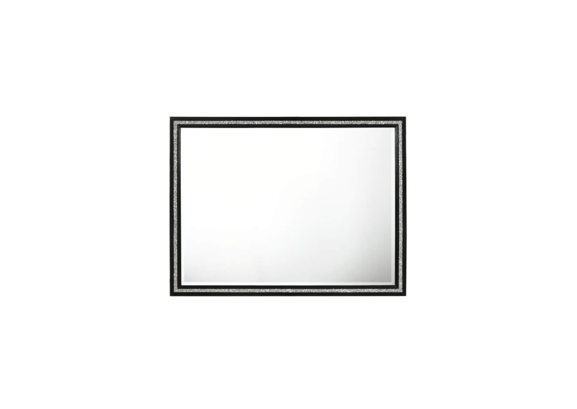 Haiden Weathered Black Finish Mirror image 3