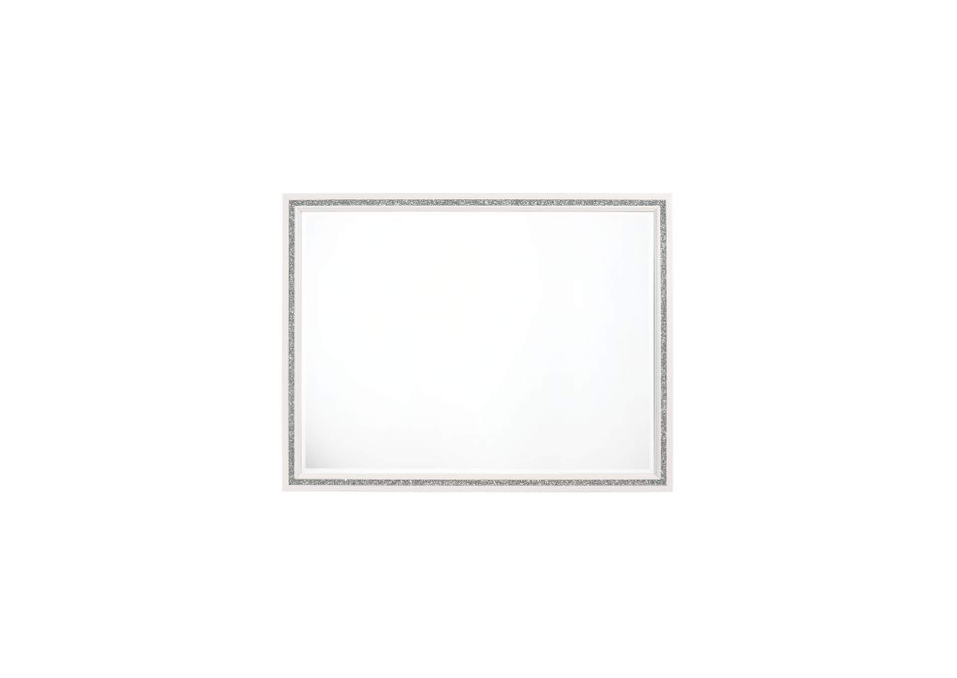 Haiden White Finish Mirror image 3