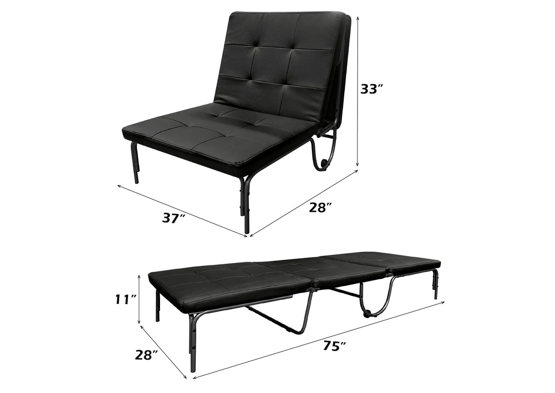Senon Adjustable Chair - Futon image 9
