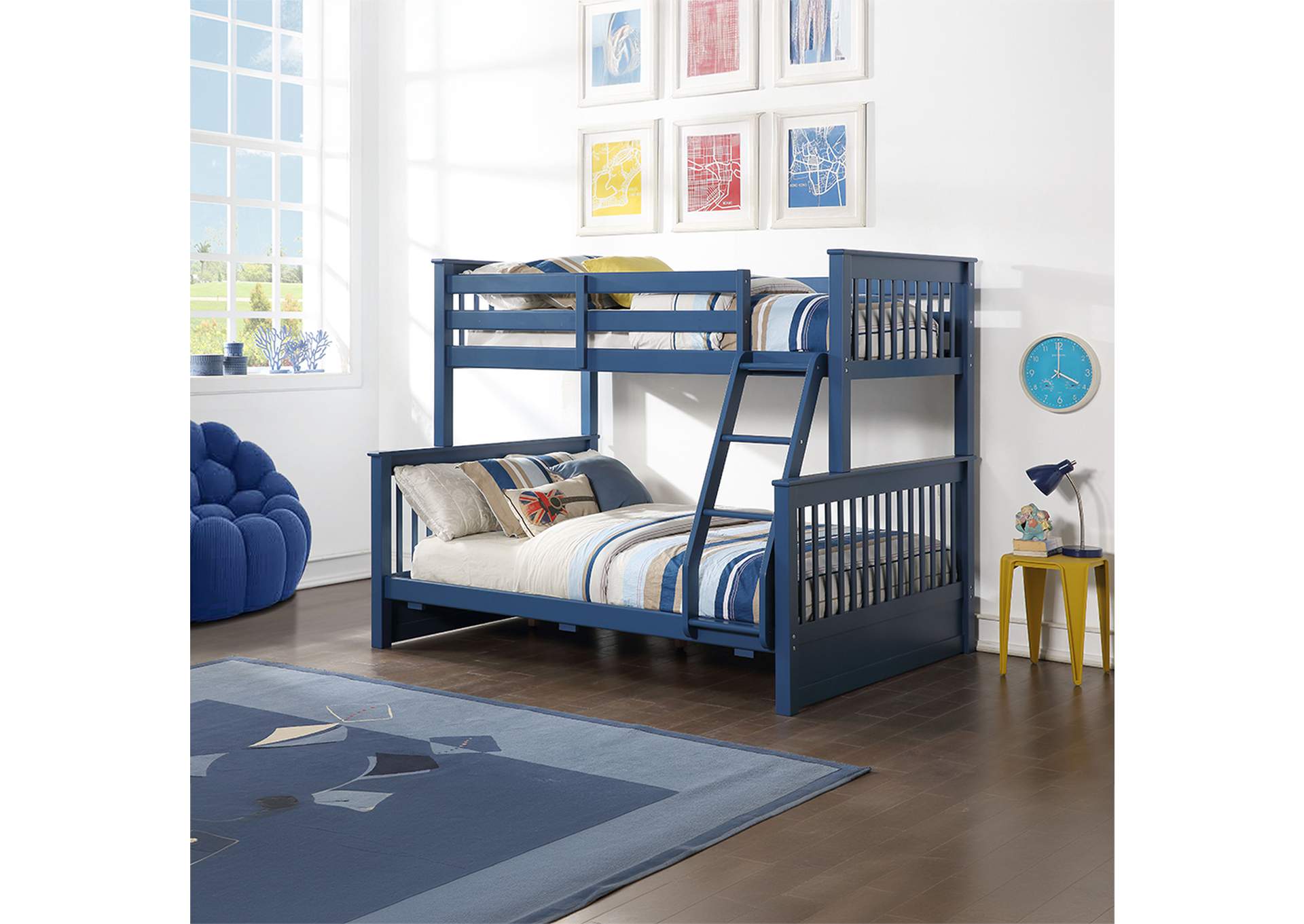 Haley Ii Twin-Full Bunk Bed with Storage image 9
