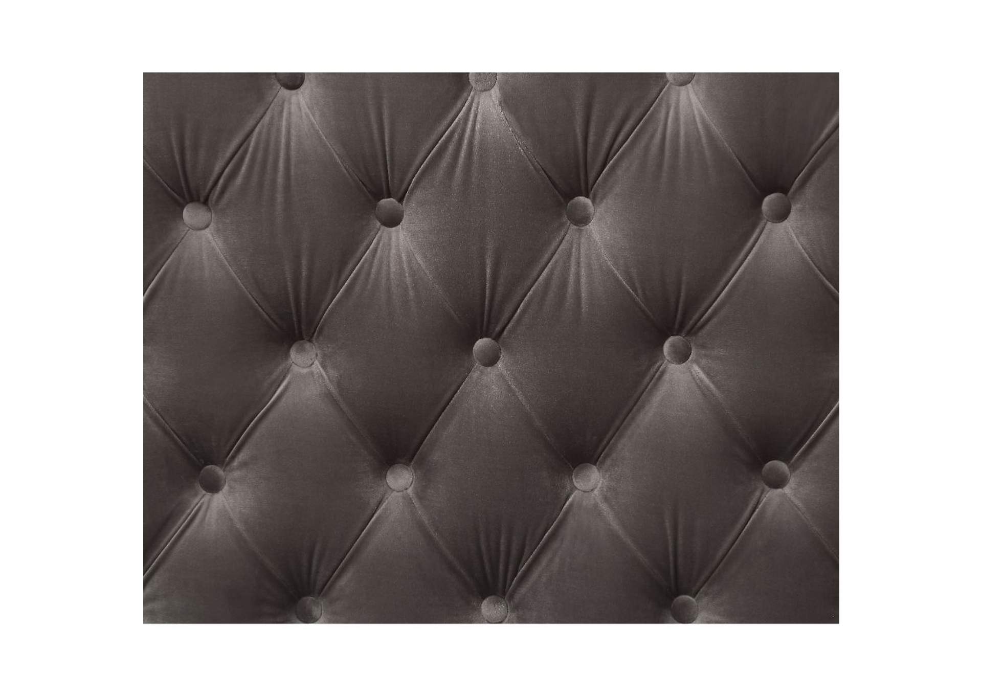Gillian Ii Chair with 1 Pillow, Dark Gray Velvet - 1 Set in 2 Cartons image 7