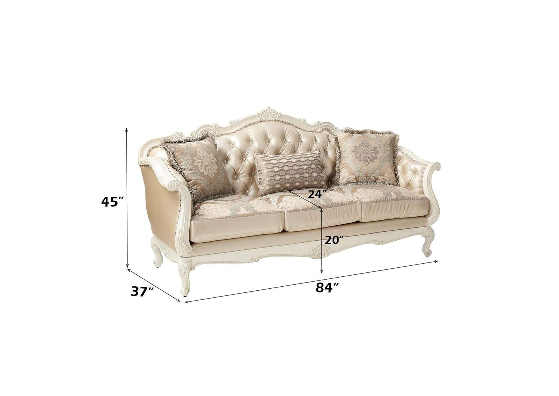 Chantelle Sofa with 3 Pillows image 5