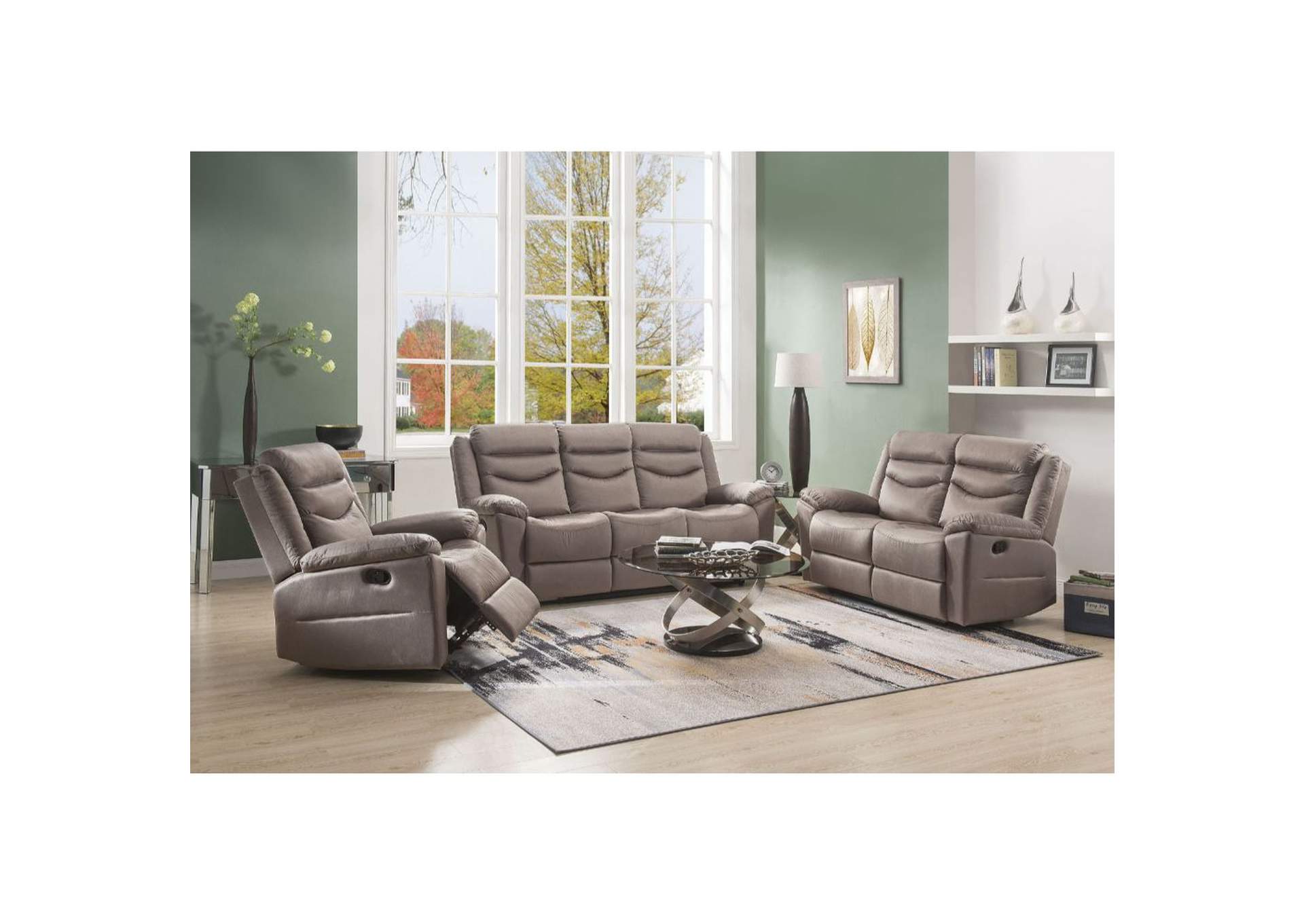 Fiacre Loveseat - Motion, Velvet image 1