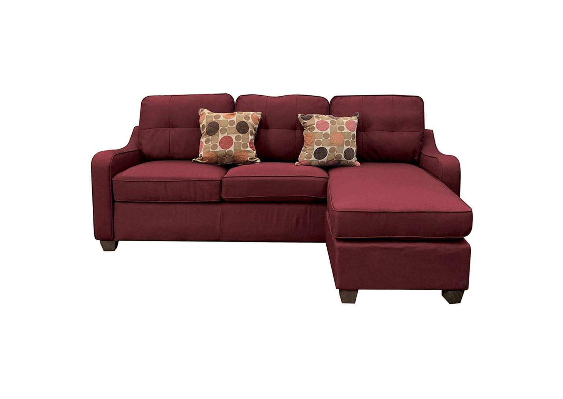 Cleavon Ii Reversible Sectional Sofa and Ottoman with 2 Pillows image 13