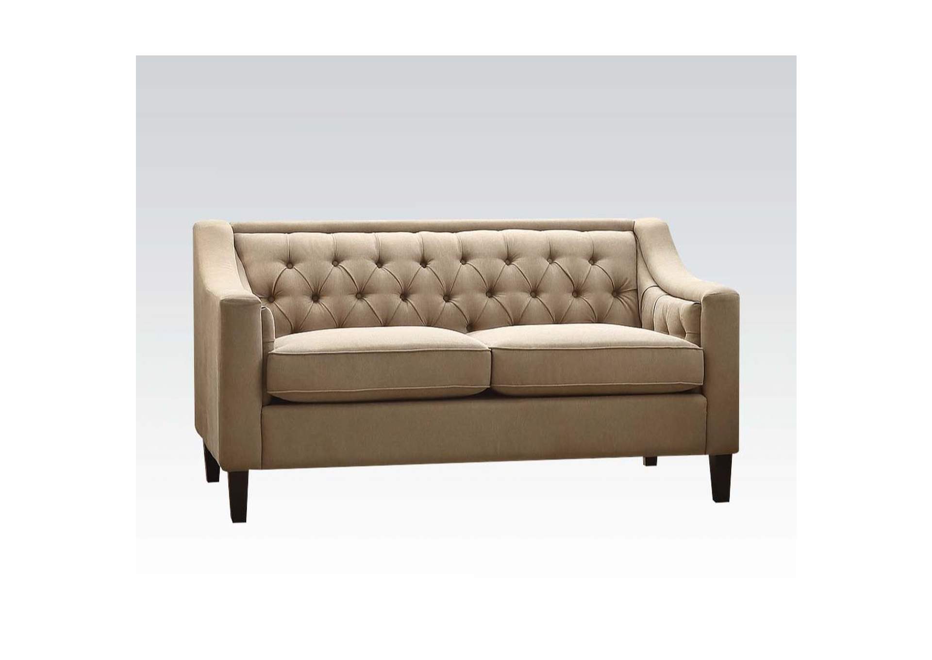 Suzanne Loveseat, Beige Fabric image 1