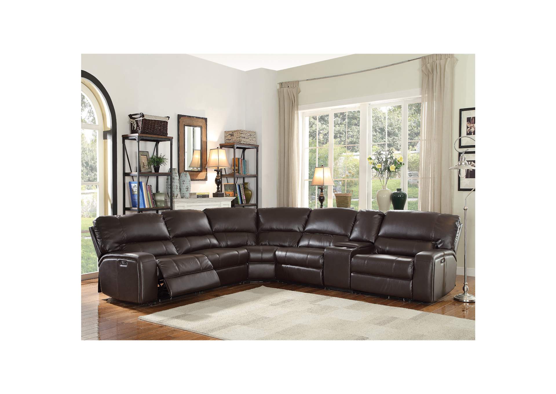 Saul Power Motion Sectional Sofa image 1