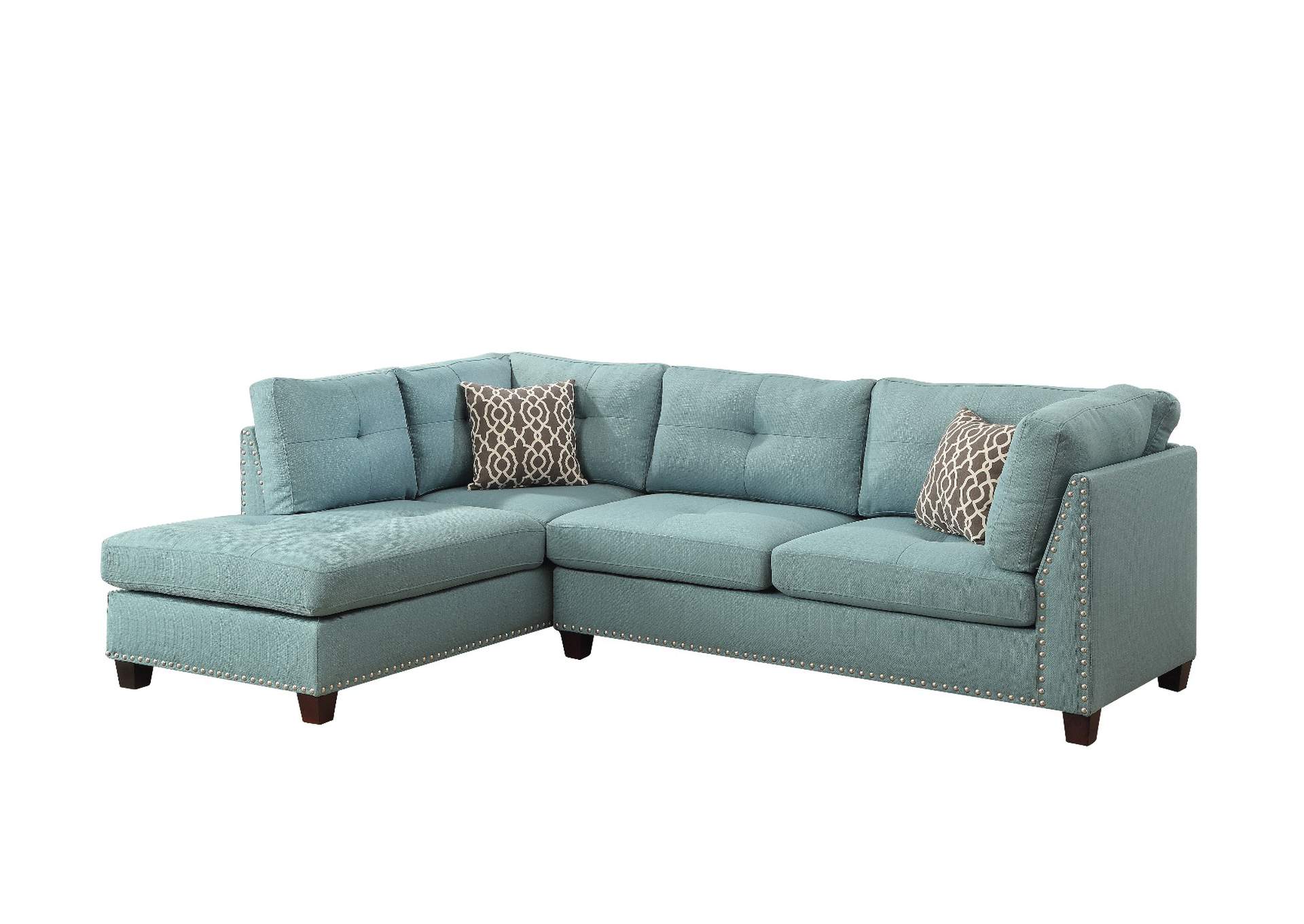 Laurissa Sectional Sofa and Ottoman with 2 Pillows image 3