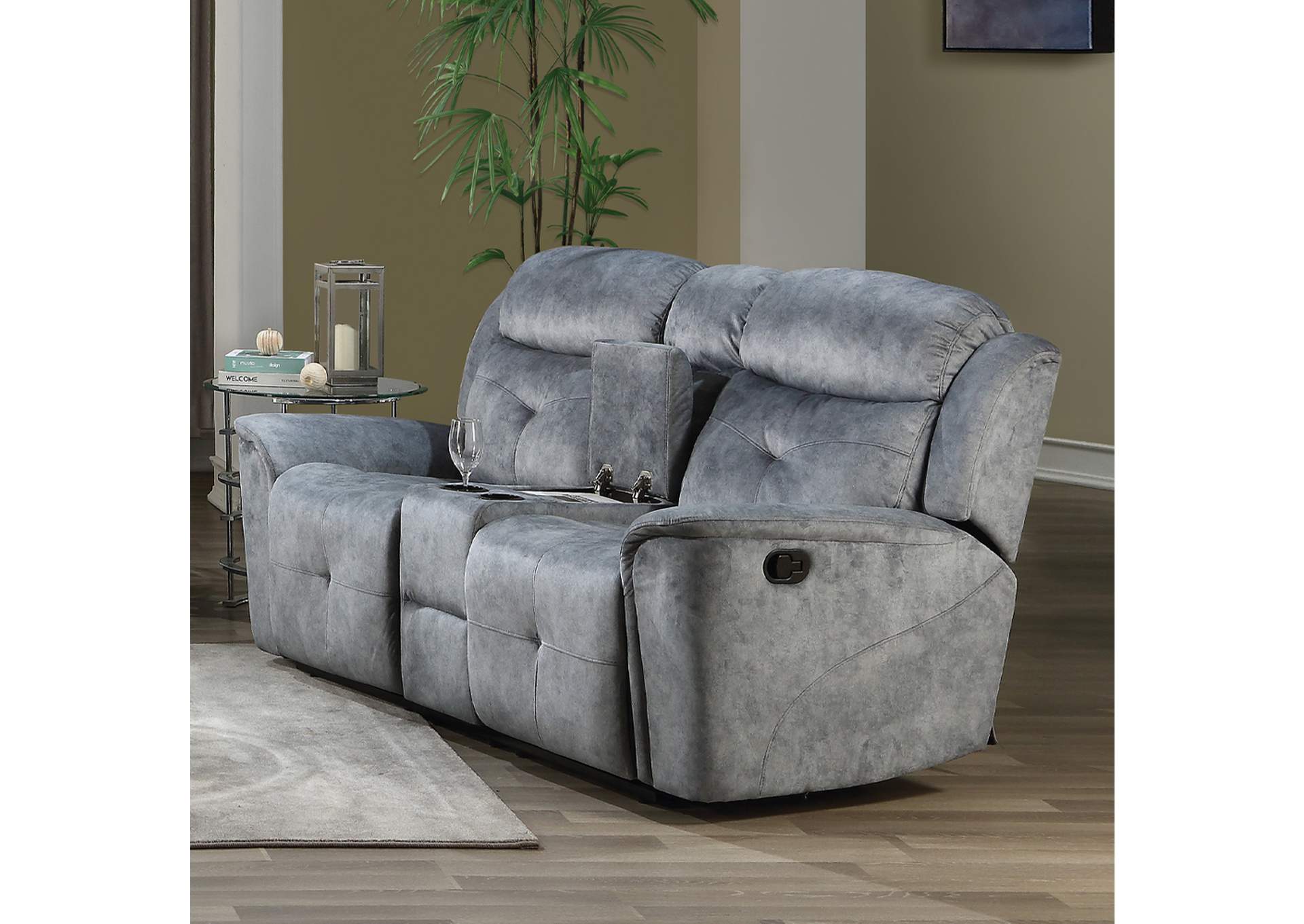 Mariana Motion Loveseat with Console image 1