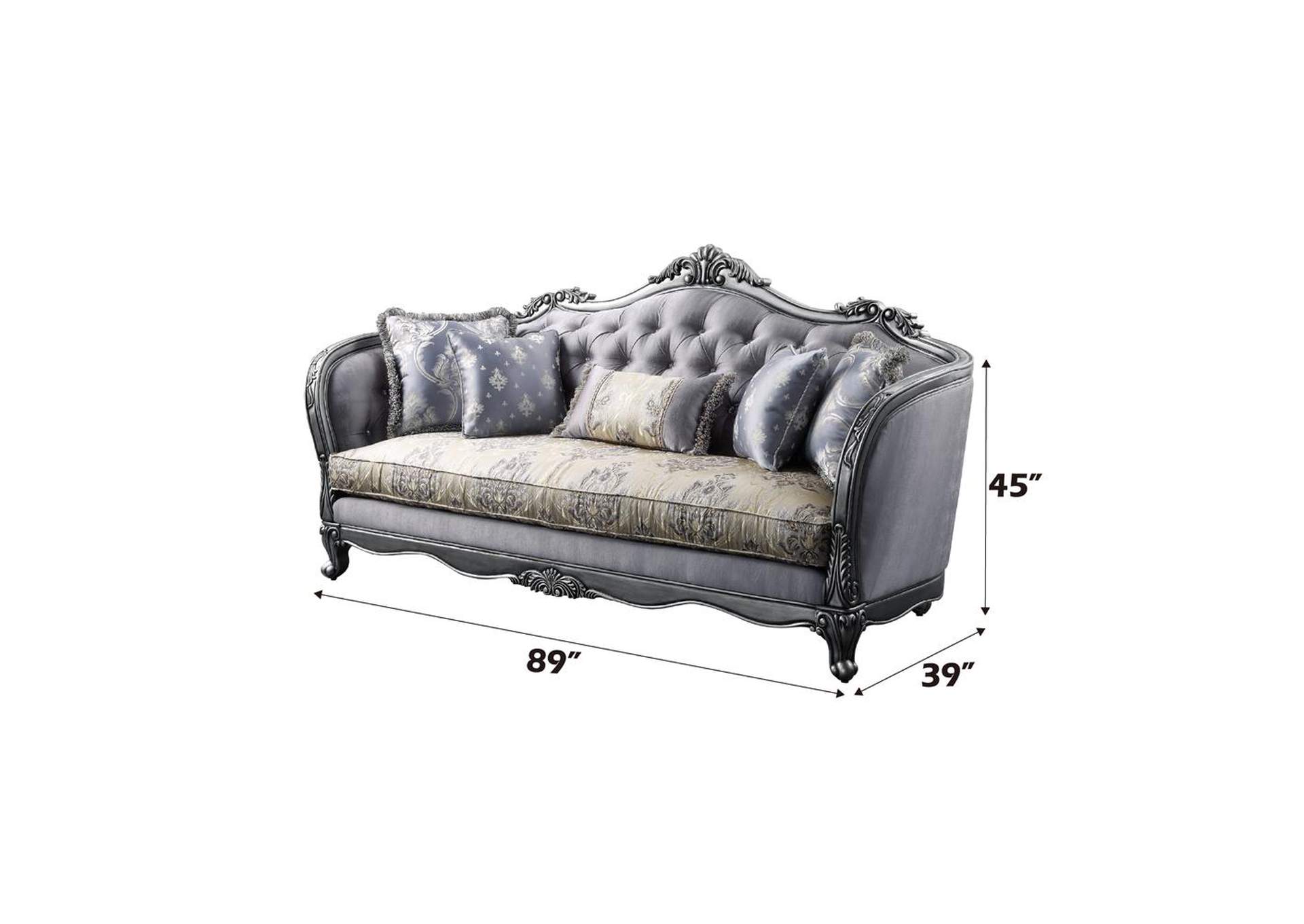 Ariadne Sofa with 5 Pillows image 7