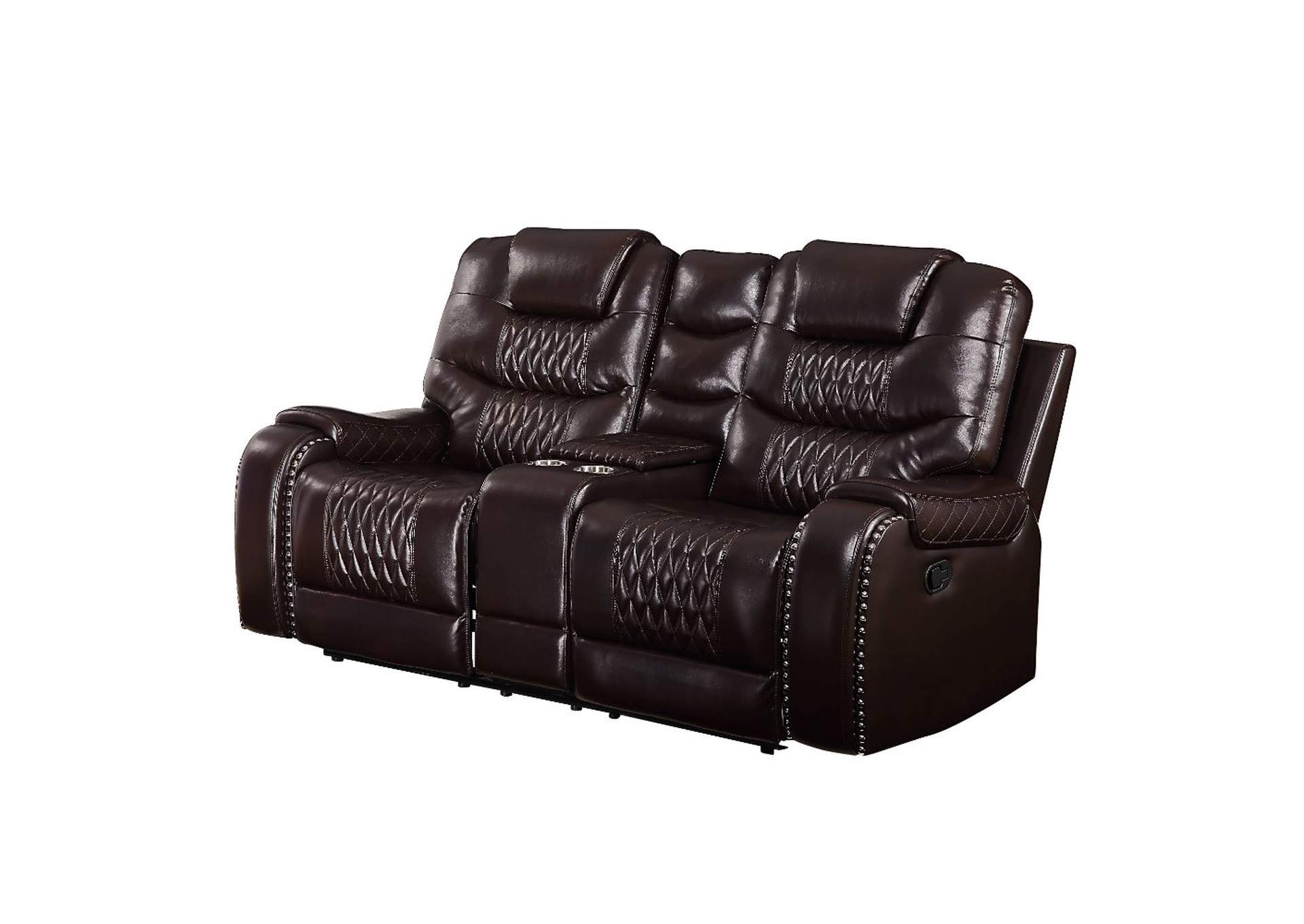 Braylon Motion Loveseat with Console