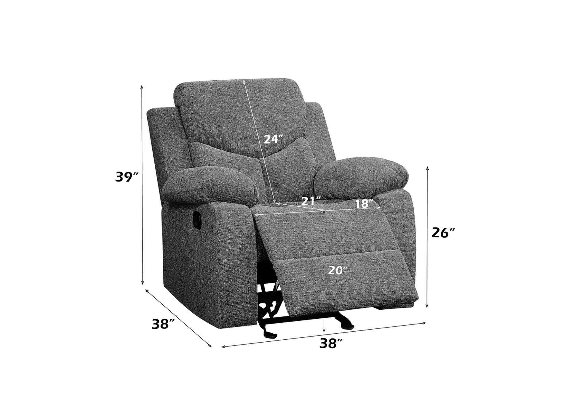 Kalen Motion Glider Recliner image 15