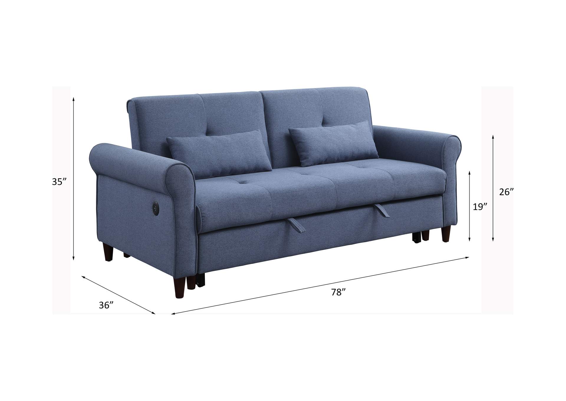 Nichelle Sofa with Sleeper image 11