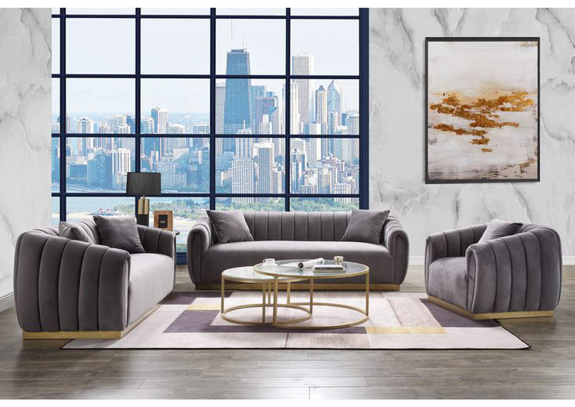 Elchanon Loveseat with 2 Pillows image 6