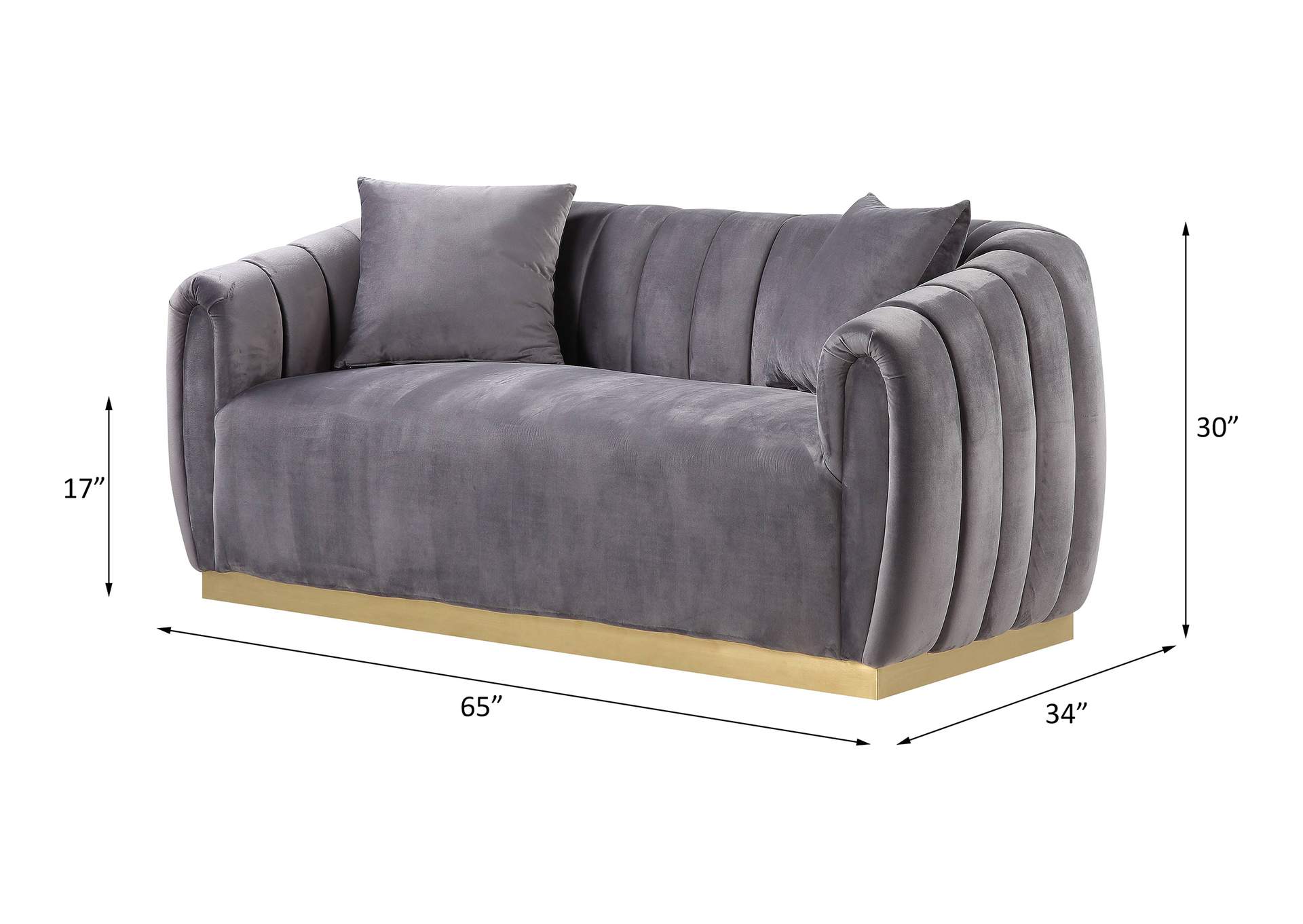 Elchanon Loveseat with 2 Pillows image 7