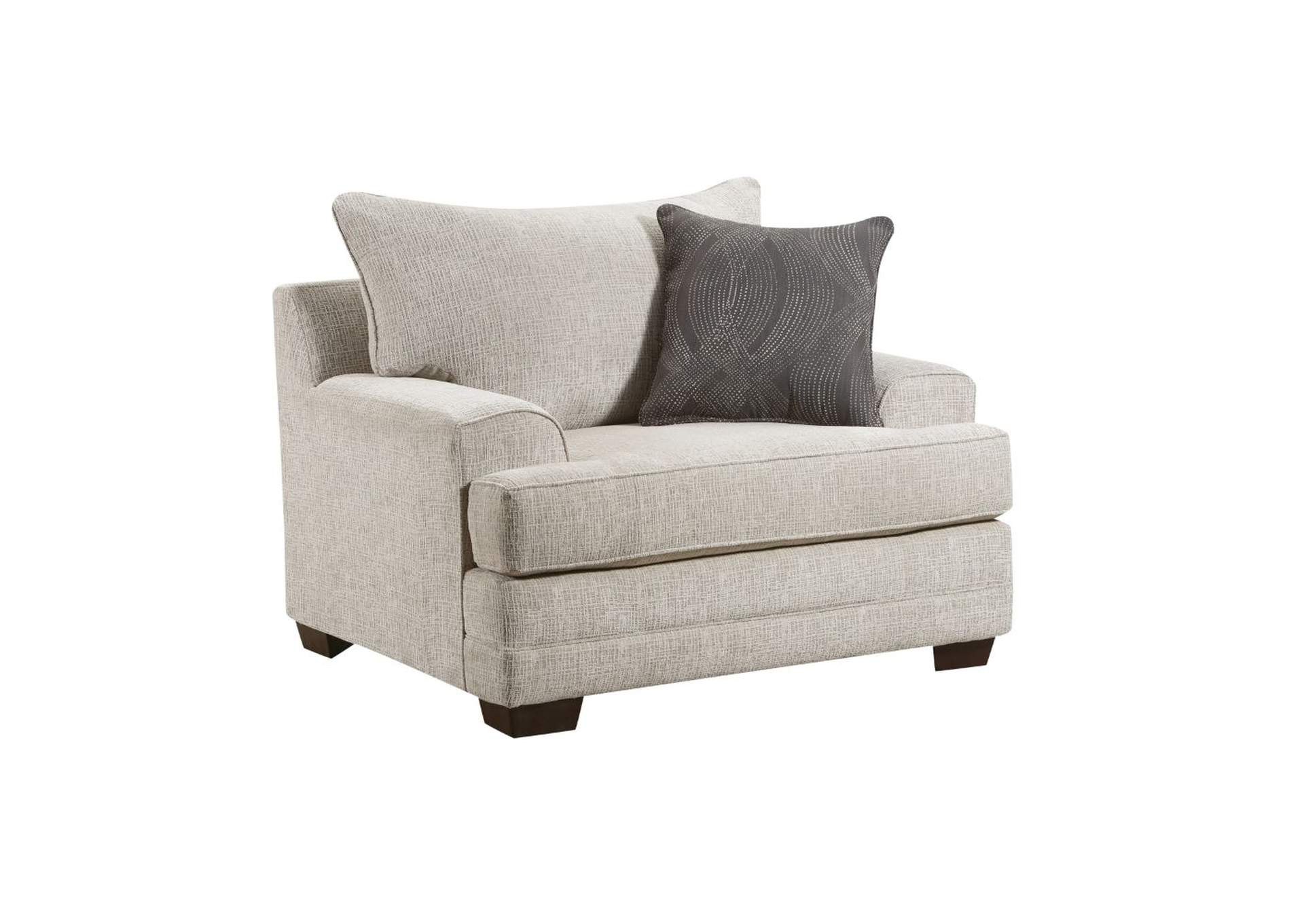 Avedia Chair, Beige-Gray Chenille image 1