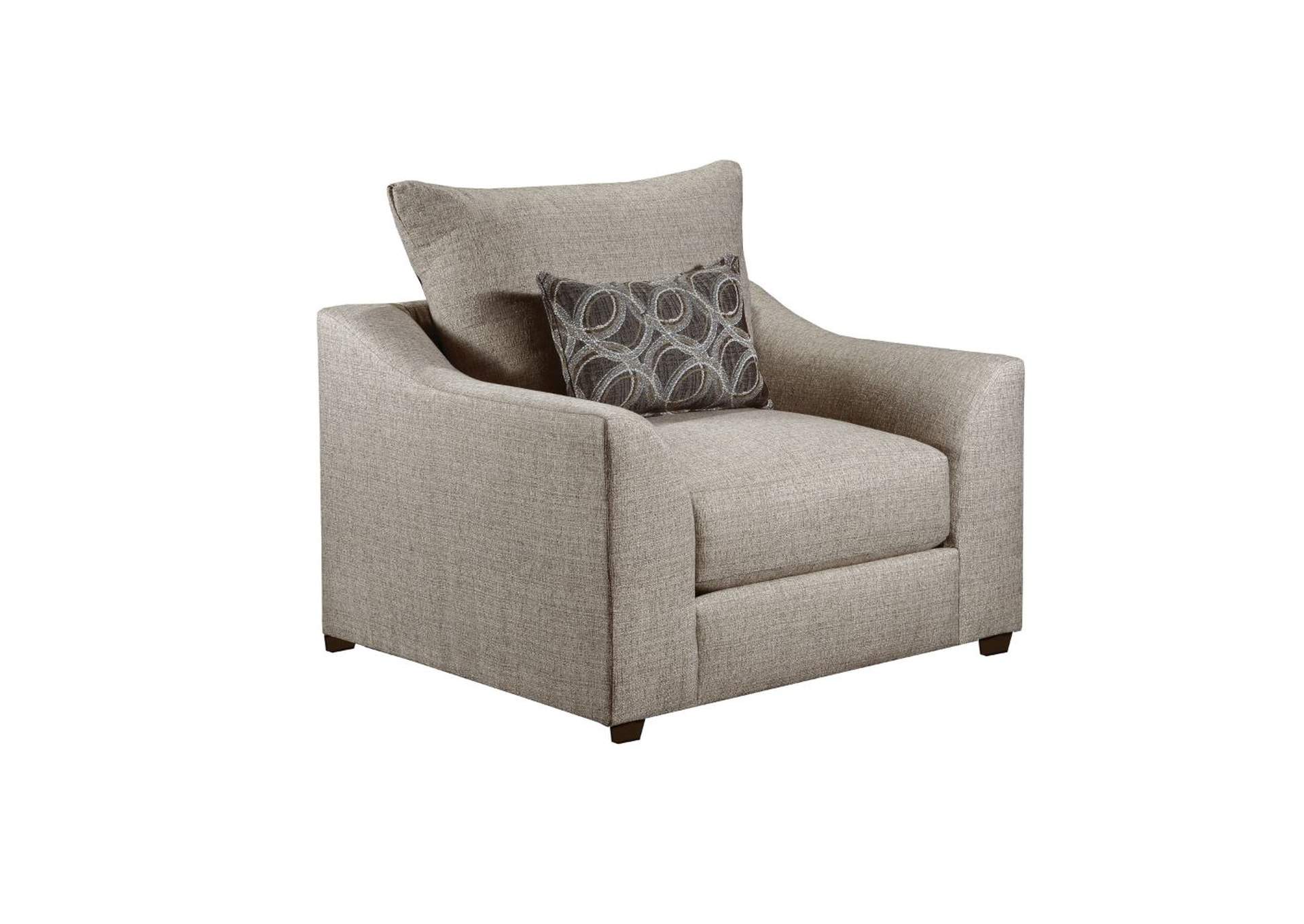 Petillia Chair, Sandstone Fabric image 1