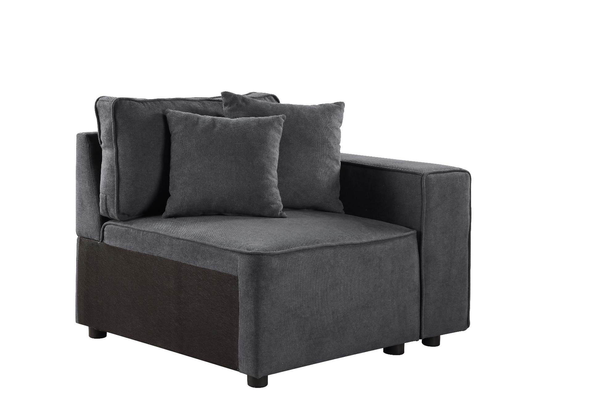 Silvester Modular - Right Facing Chair with 2 Pillows