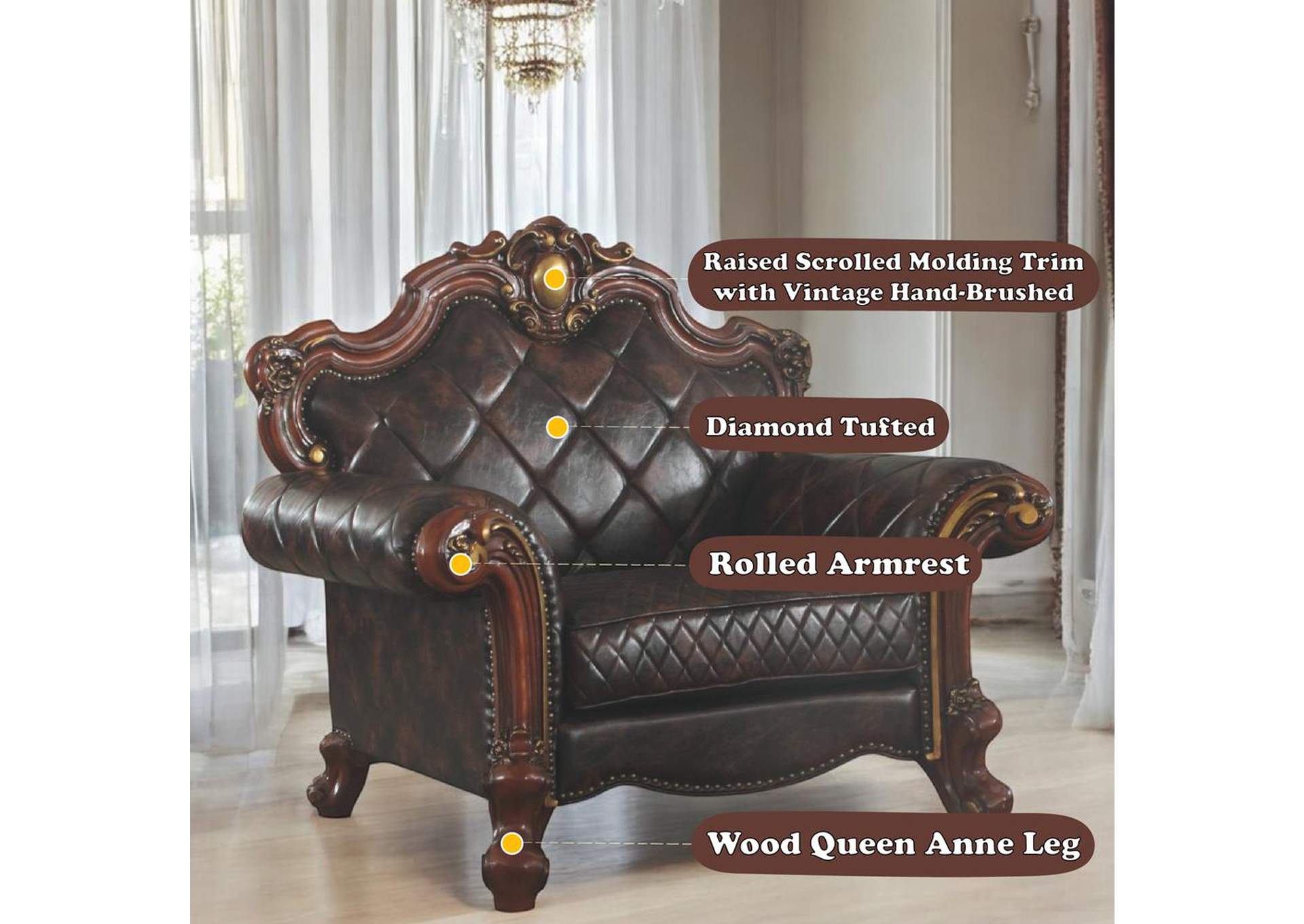 Picardy Chair with Pillow image 8