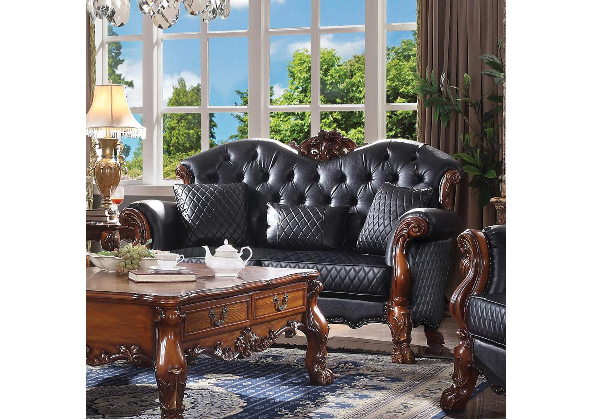 Dresden Loveseat with 3 Pillows image 1