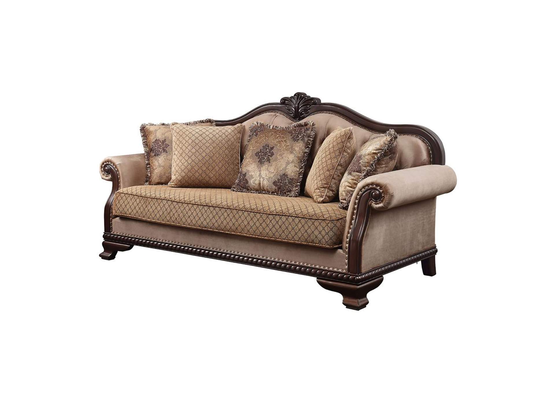 Chateau De Ville Sofa with 5 Pillows - Same Lv01588 image 4