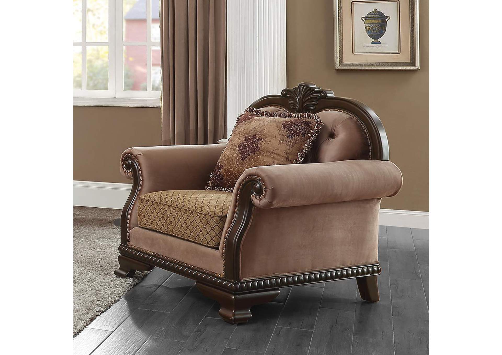 Chateau De Ville Chair with Pillow - Same Lv01590 image 2