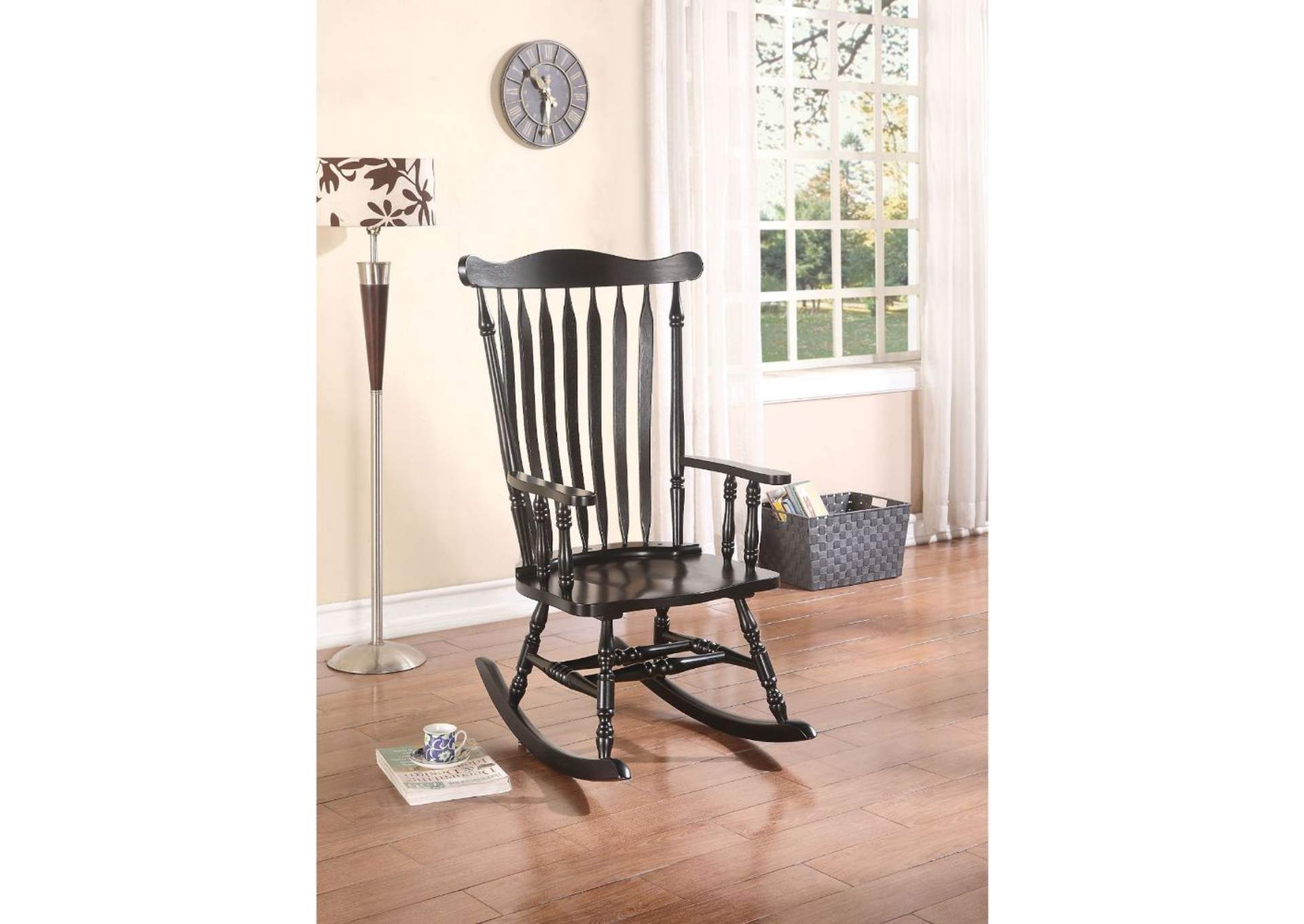 Kloris Rocking Chair, Black image 3