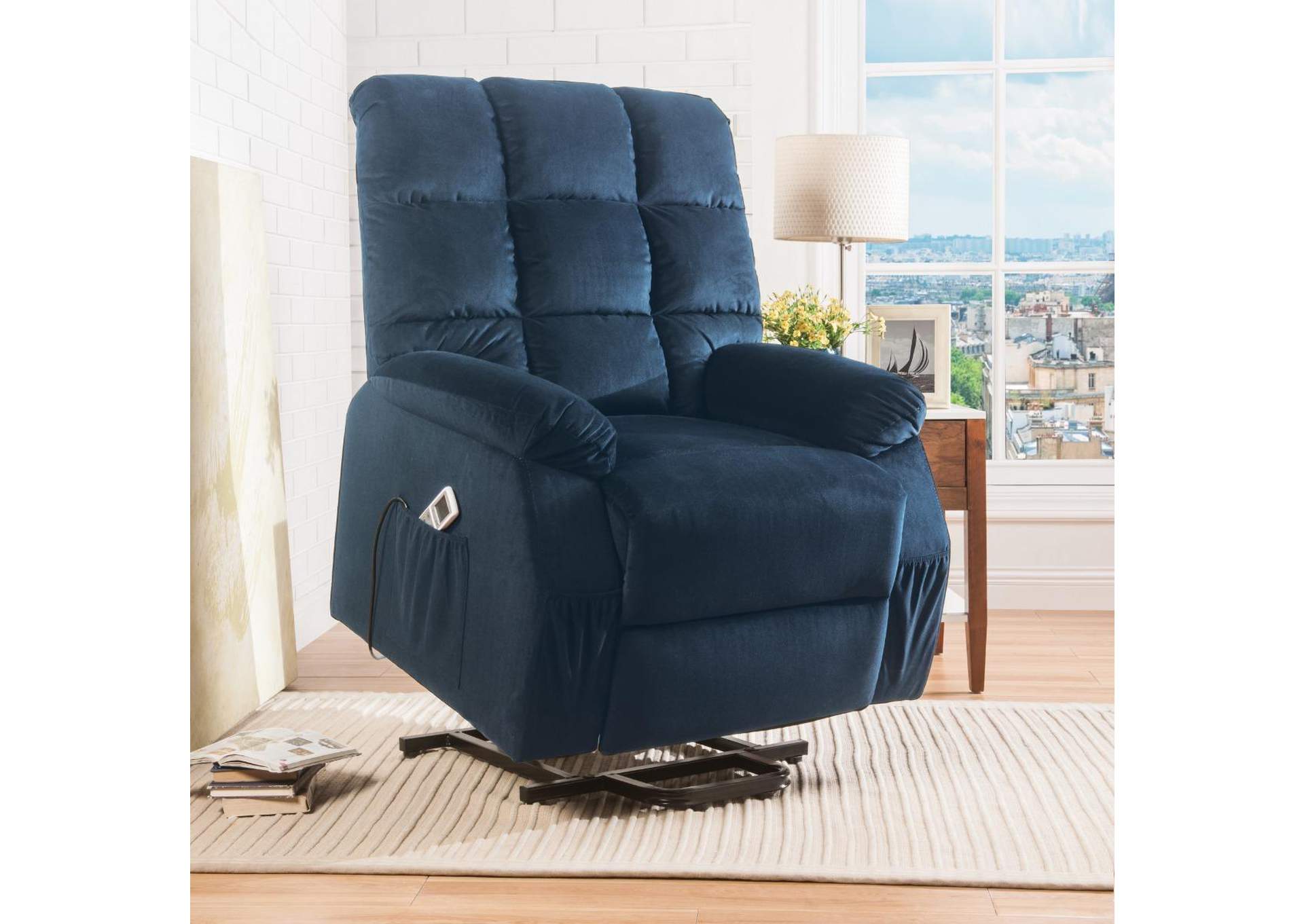 Ipompea Recliner with Power Lift and Massage image 1